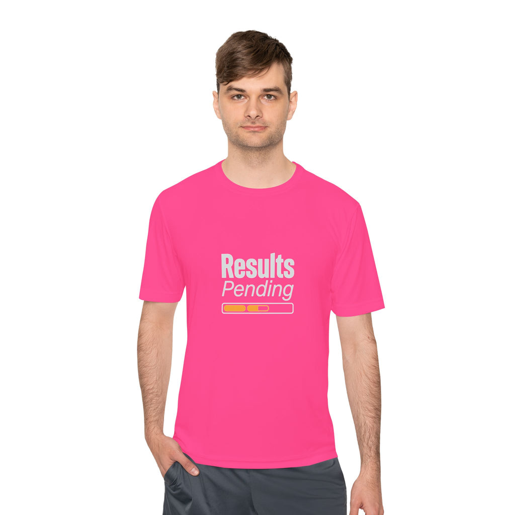 Results Pending Unisex Moisture Wicking Tee