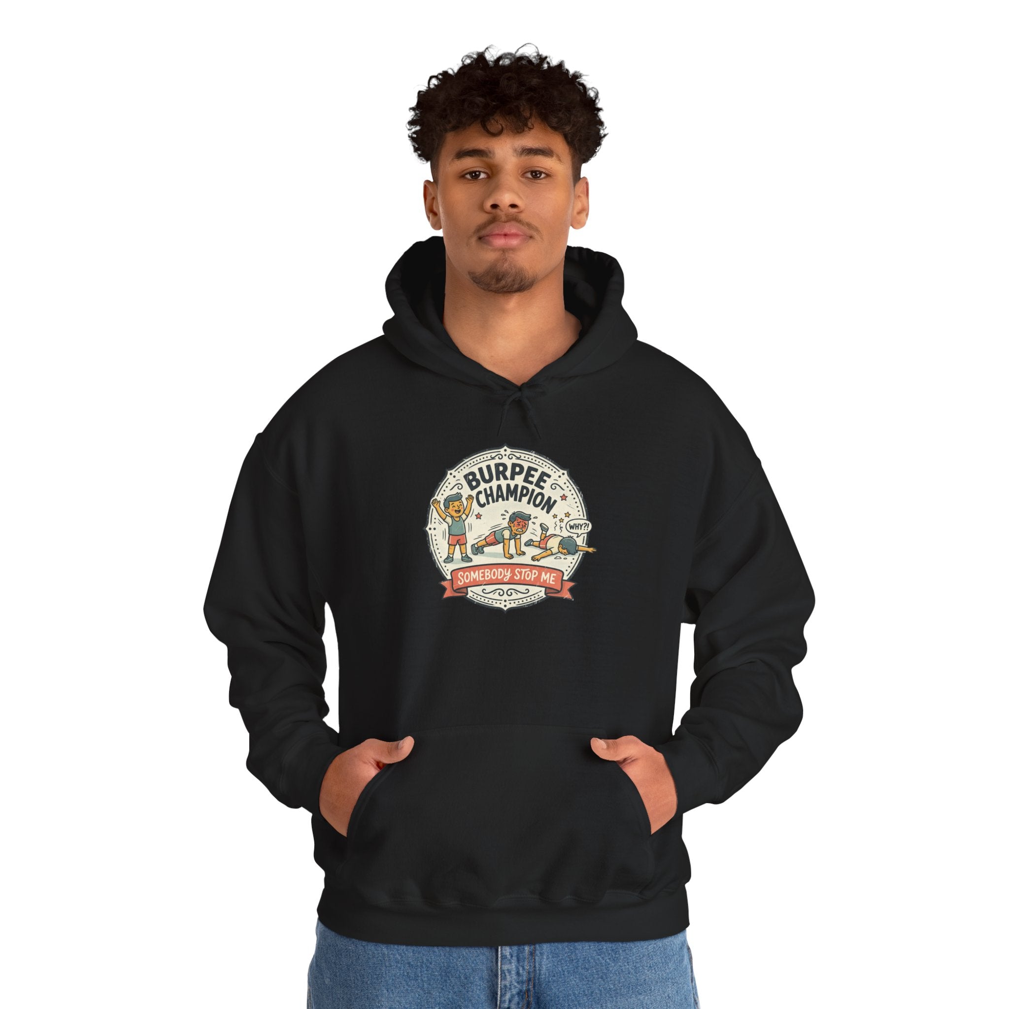 Burpee Champion Unisex Heavy Blend™ Hooded Sweatshirt