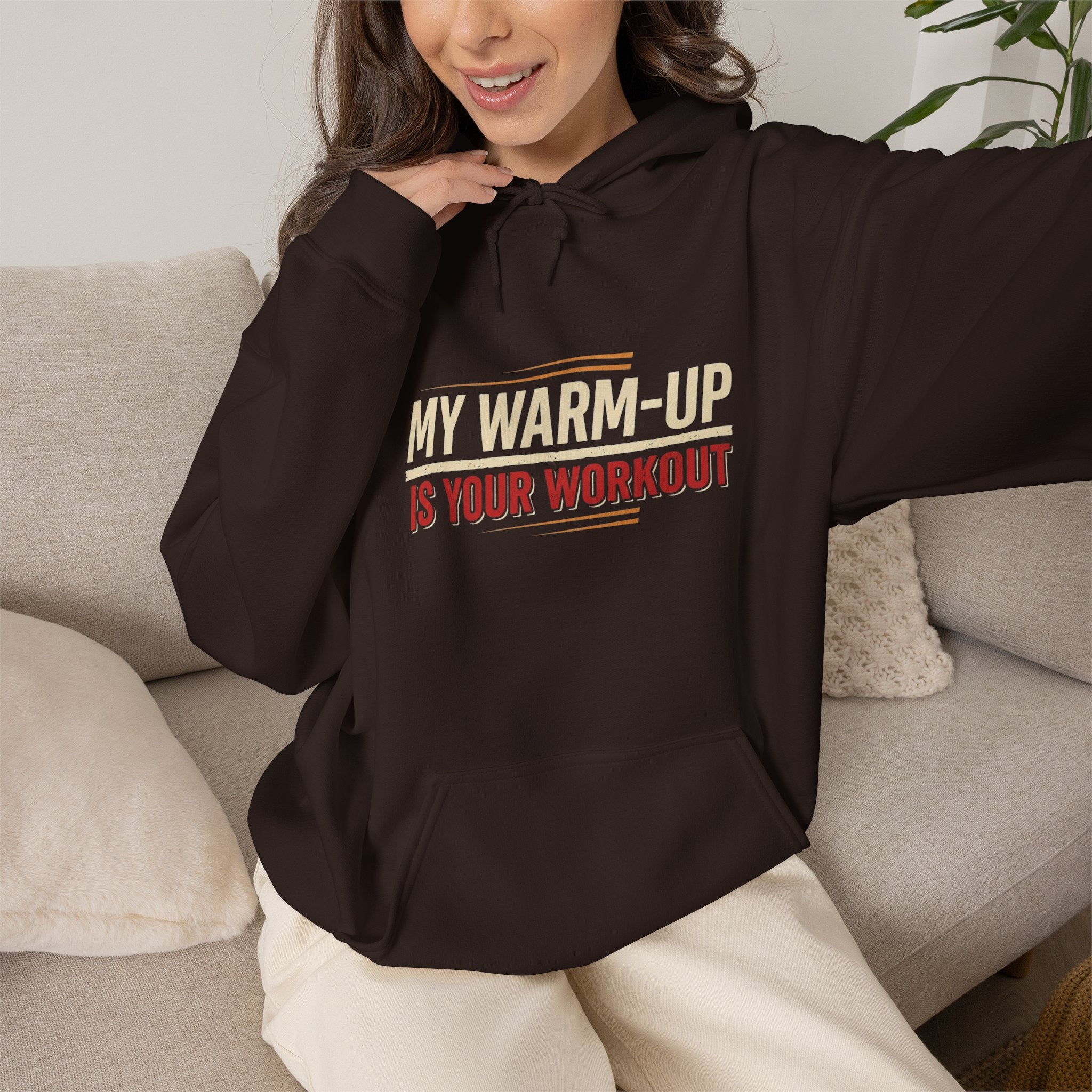 My Warm-Up is Your Workout Unisex Heavy Blend™ Hooded Sweatshirt