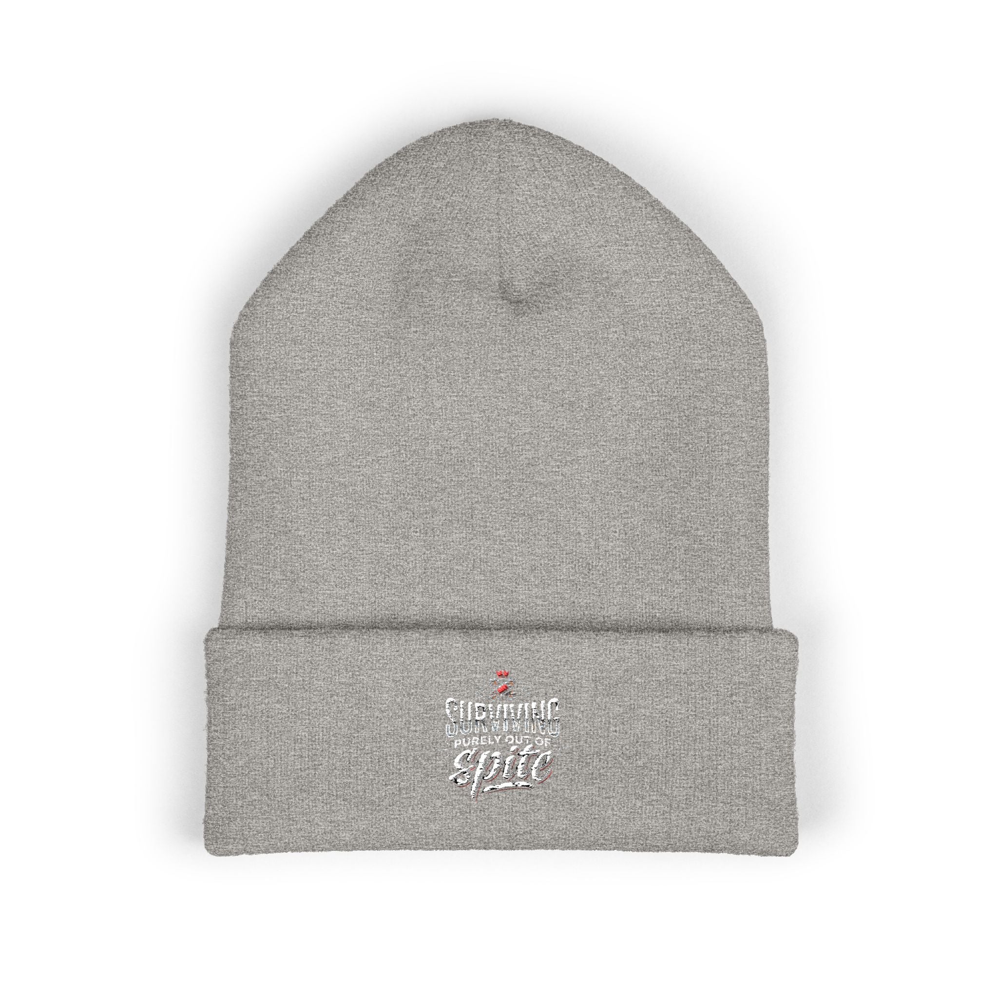 Surviving Purely Out of Spite Classic Cuffed Beanie (Embroidery)