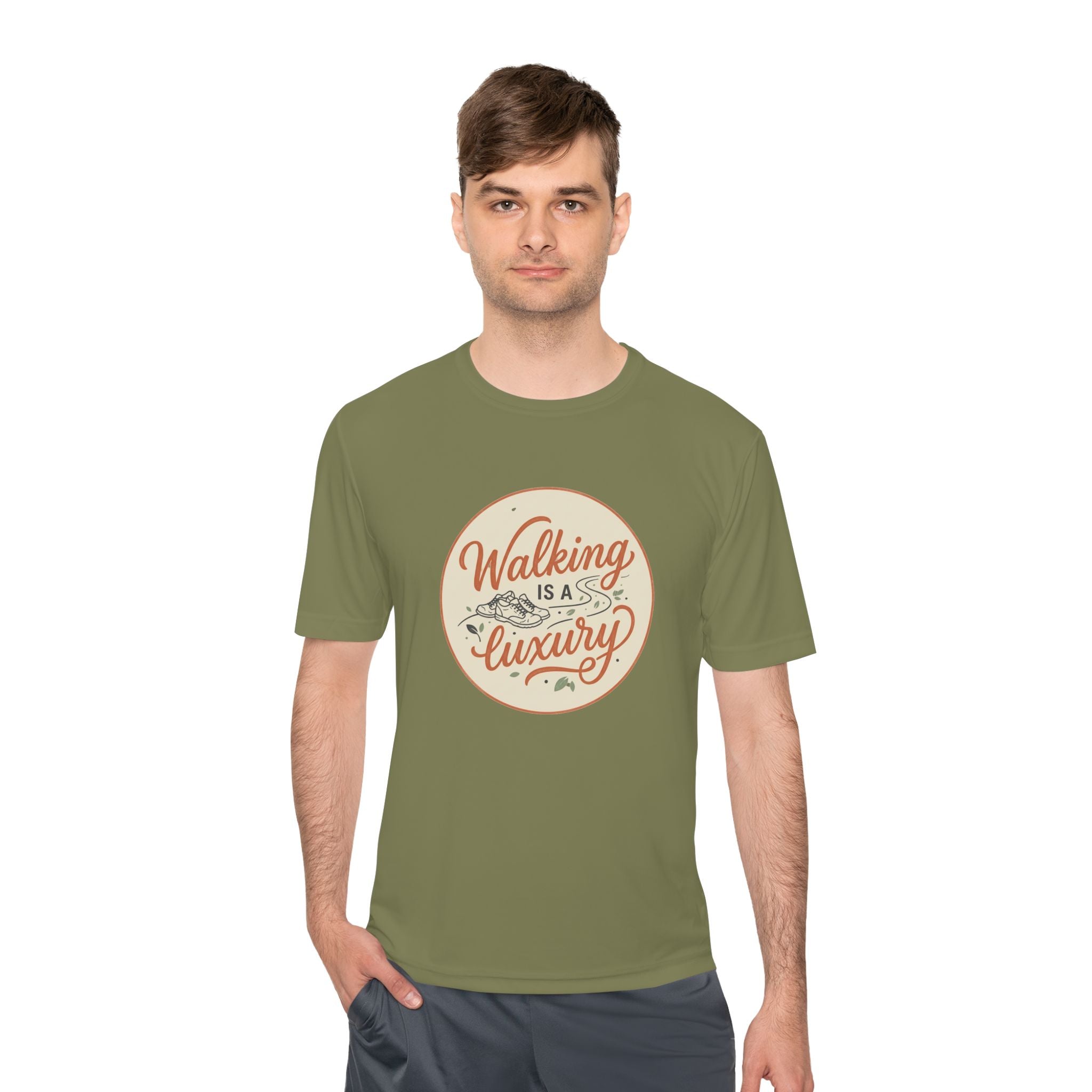 Walking is a Luxury Unisex Moisture Wicking Tee