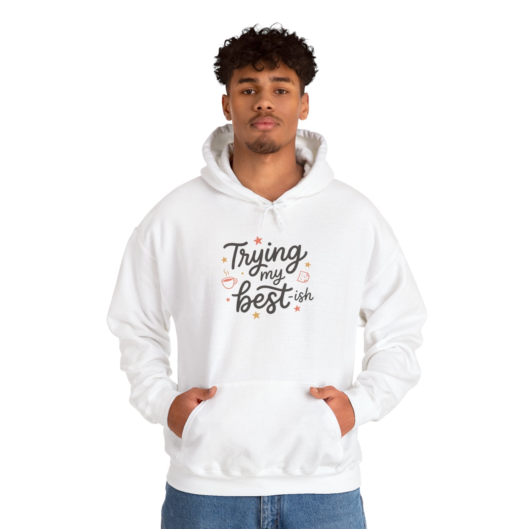 Trying My Best-ish Unisex Heavy Blend™ Hooded Sweatshirt
