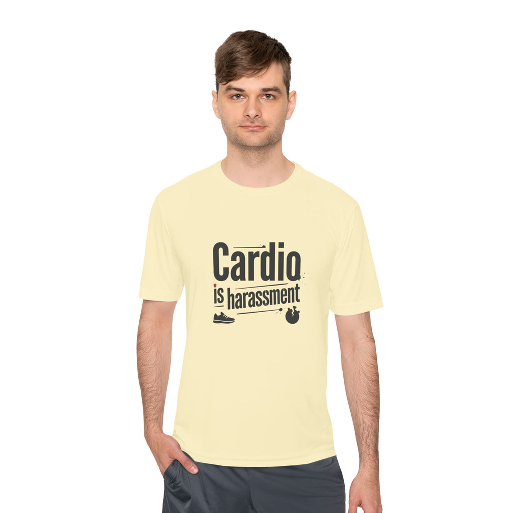 Cardio is Harassment Unisex Moisture Wicking Tee