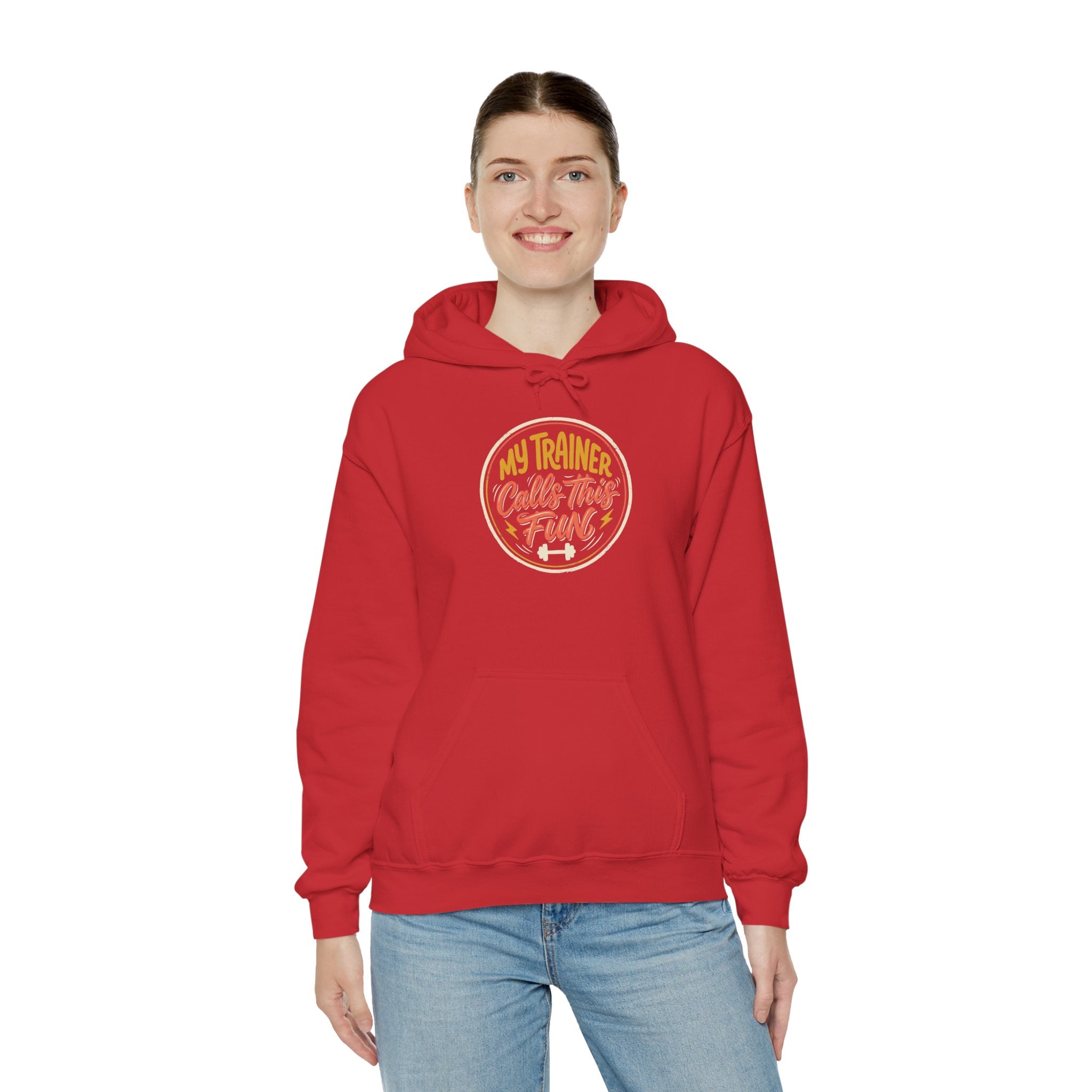 My Trainer Calls This Fun Unisex Heavy Blend™ Hooded Sweatshirt