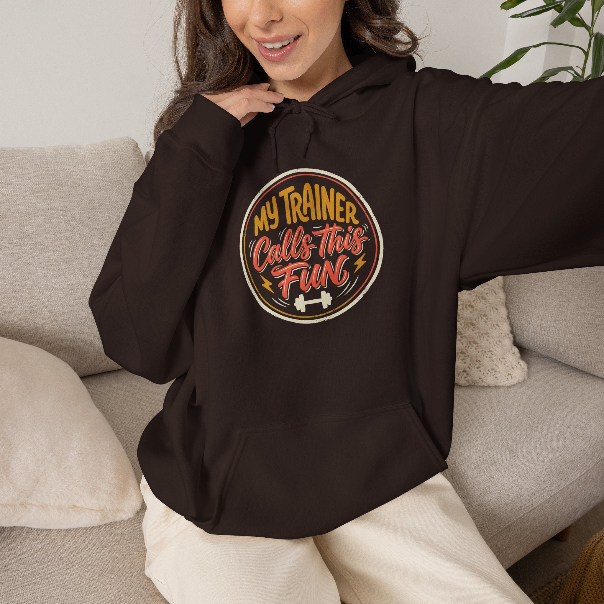 My Trainer Calls This Fun Unisex Heavy Blend™ Hooded Sweatshirt