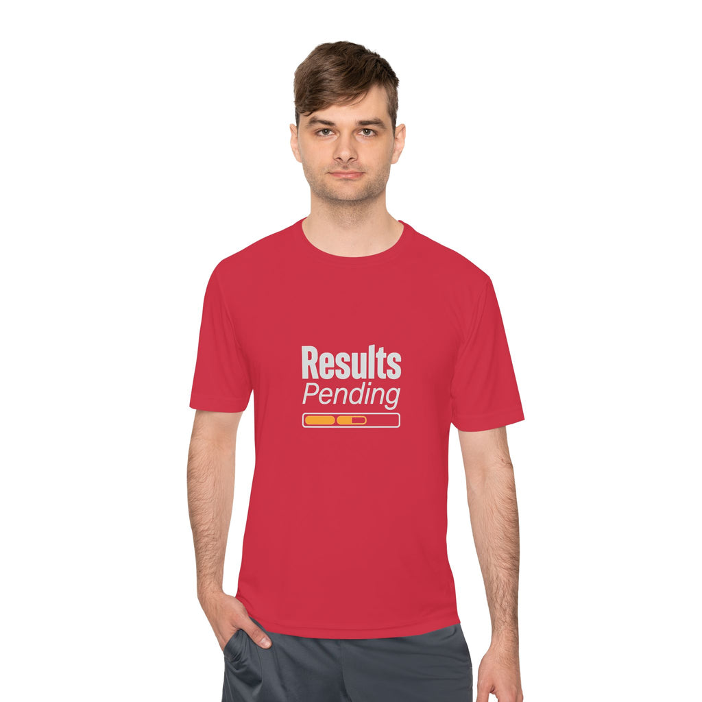 Results Pending Unisex Moisture Wicking Tee