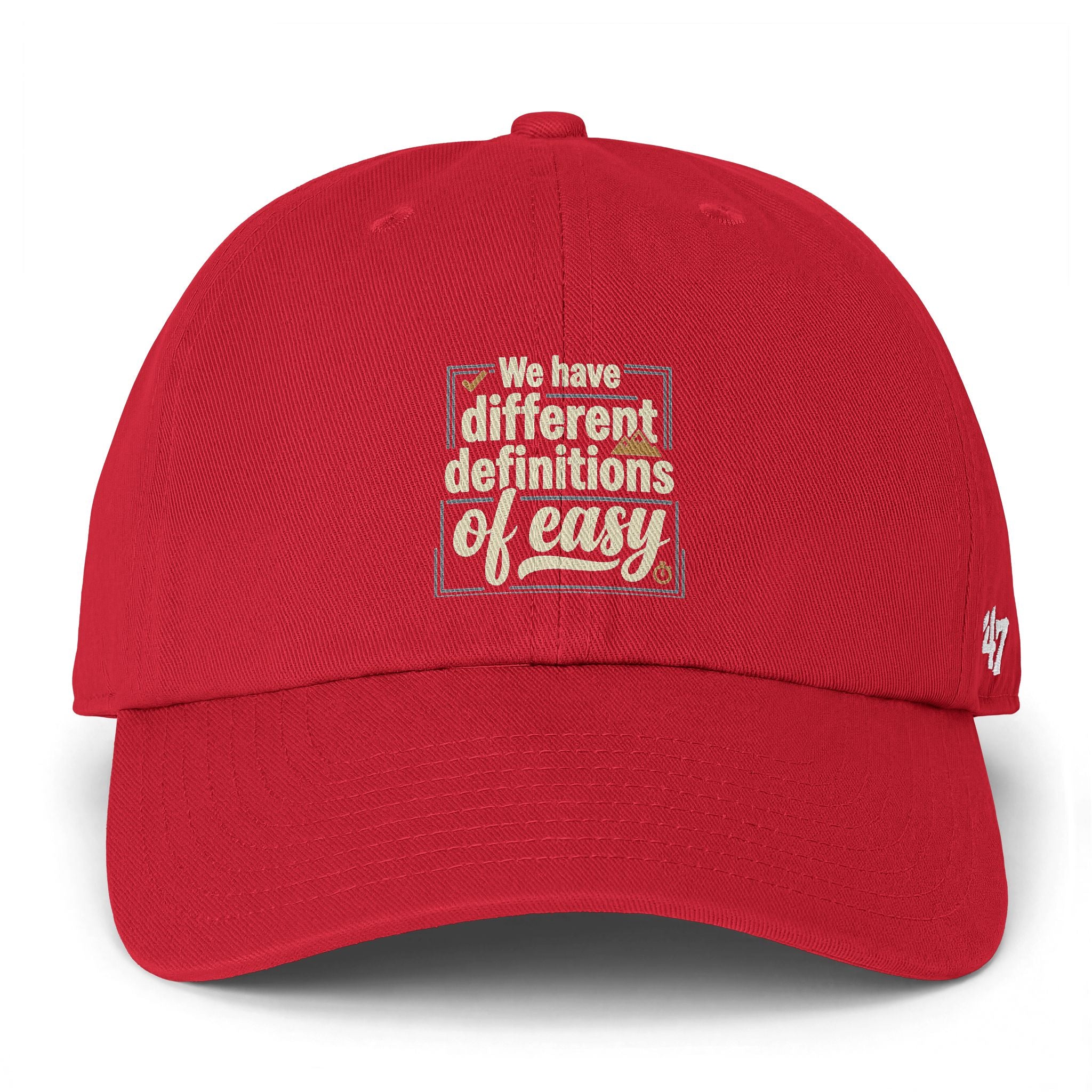 We Have Different Definitions of Easy Clean Up Cap
