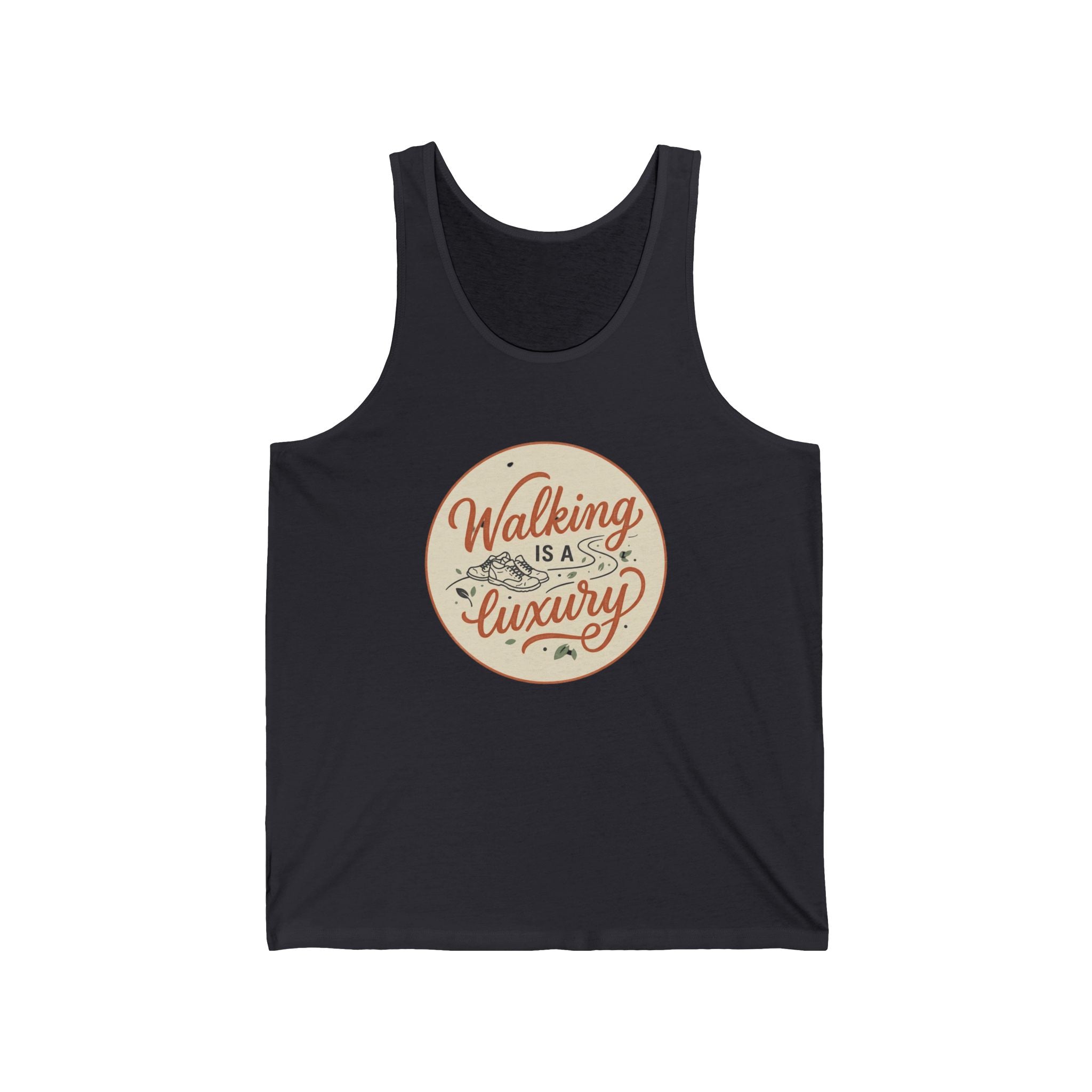 Walking is a Luxury Unisex Jersey Tank