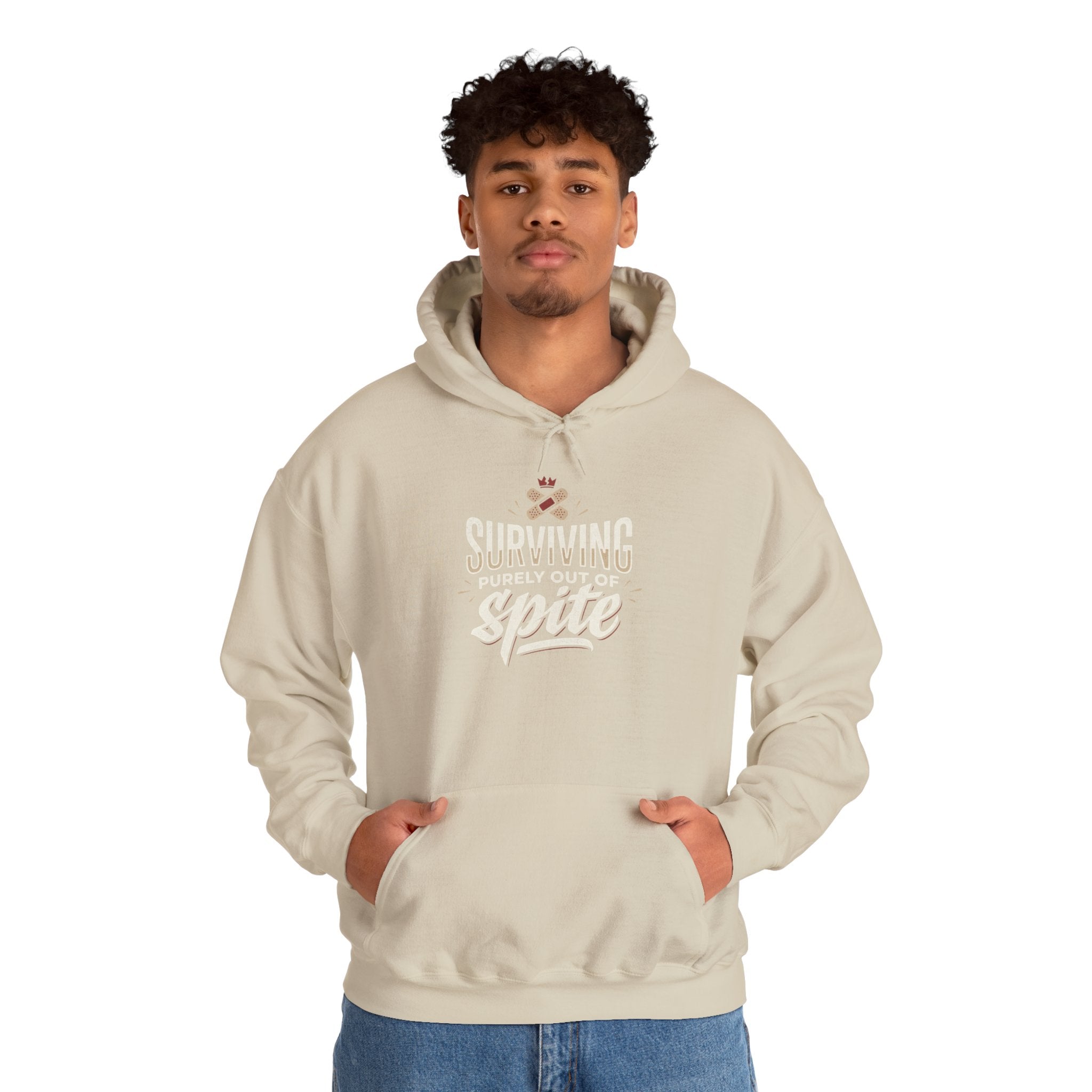 Surviving Purely Out of Spite Unisex Heavy Blend™ Hooded Sweatshirt