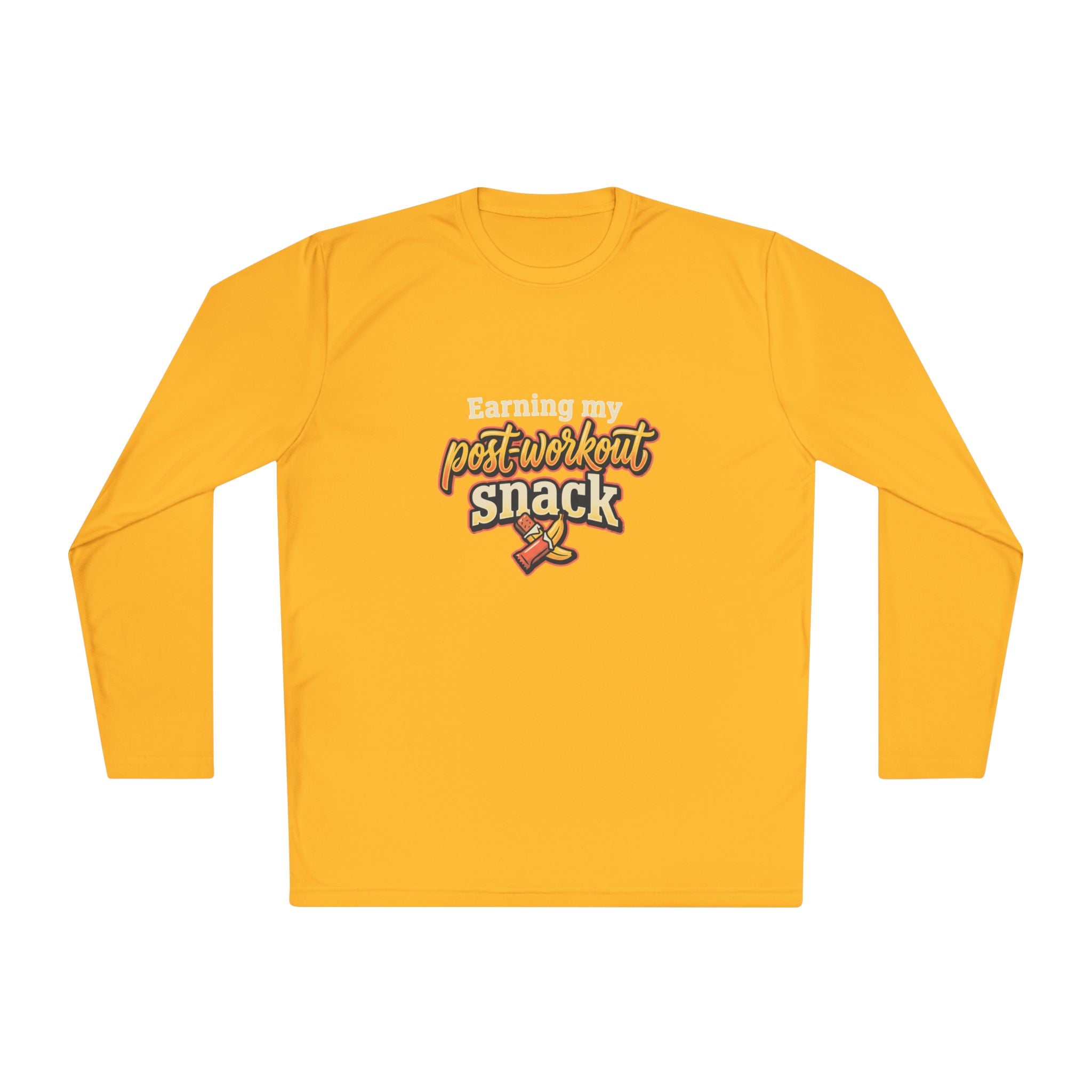 Earning My Post-Workout Snack Unisex Lightweight Long Sleeve Tee
