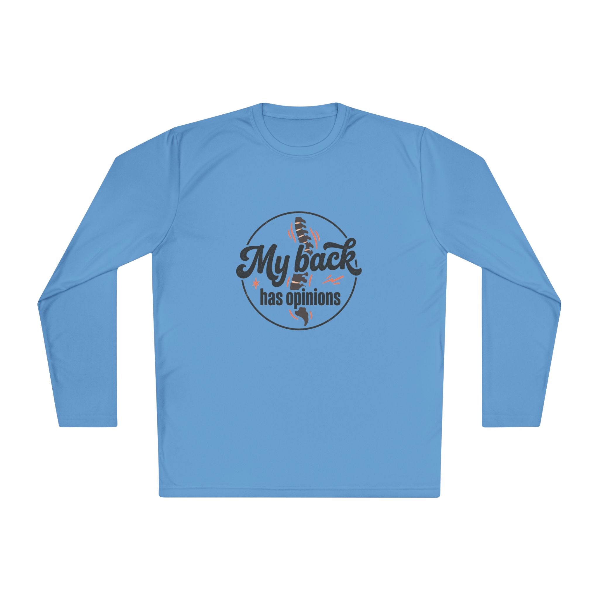 My Back Has Opinions Unisex Lightweight Long Sleeve Tee