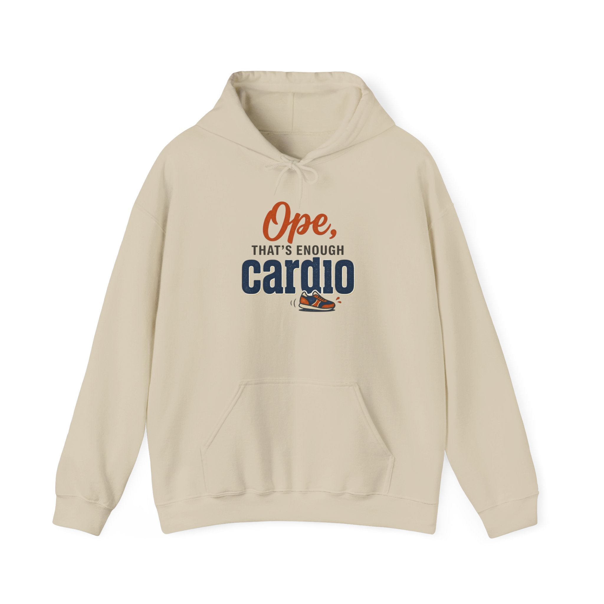 Ope, That's Enough Cardio Unisex Heavy Blend™ Hooded Sweatshirt