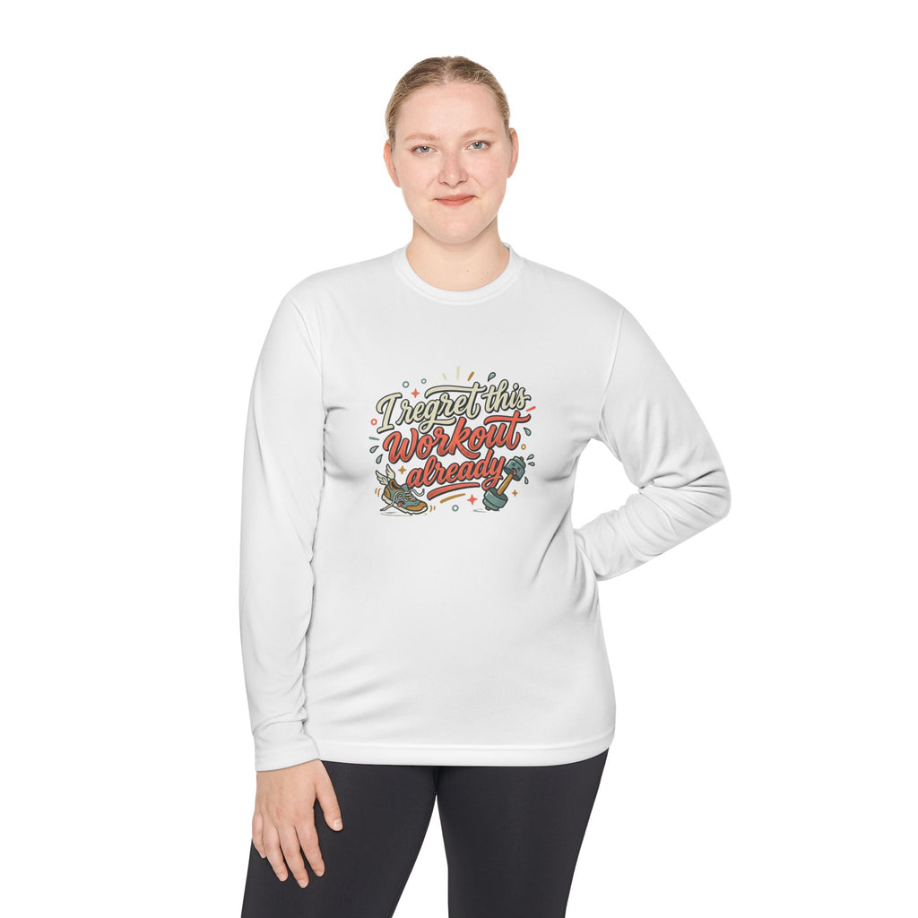 I Regret This Workout Already Unisex Lightweight Long Sleeve Tee