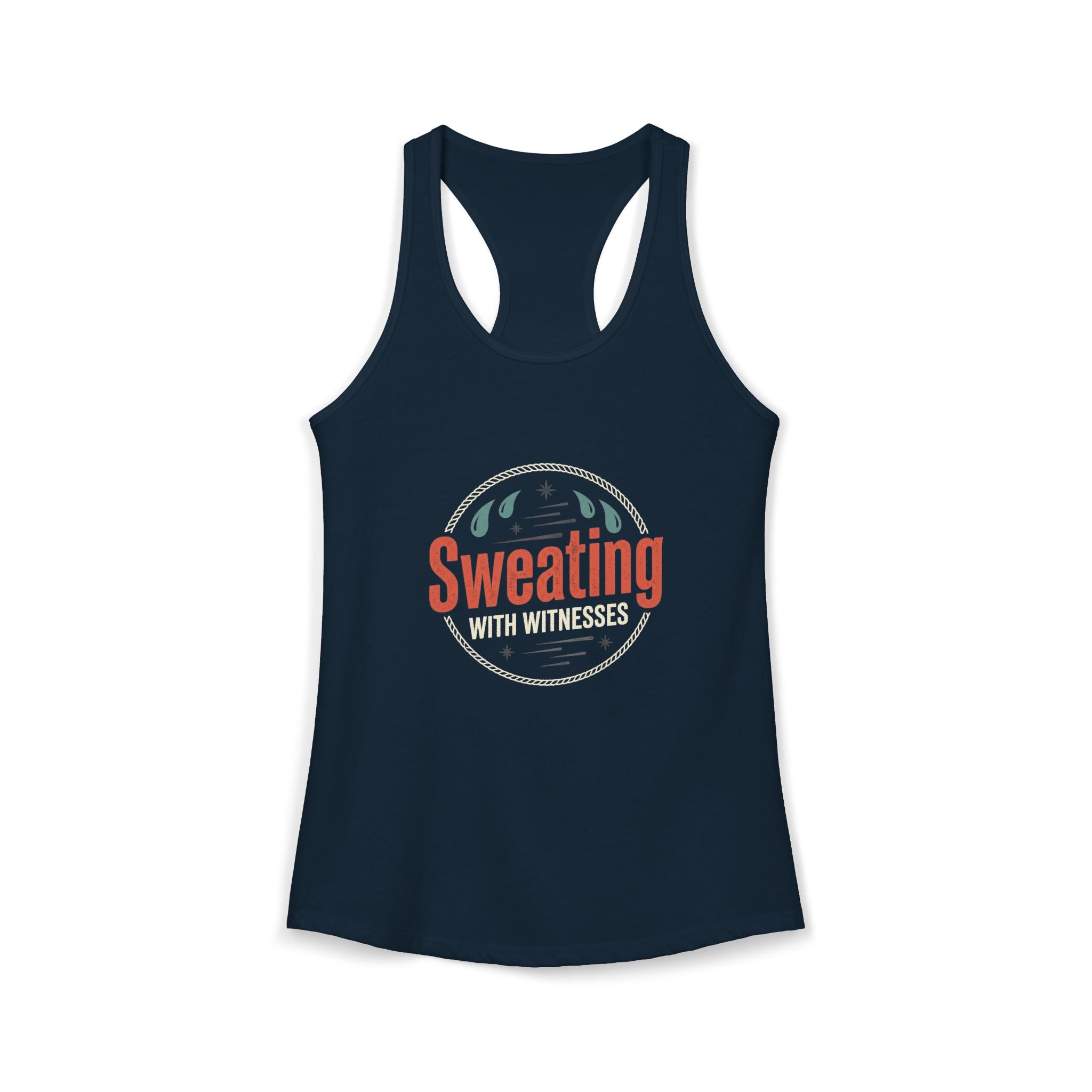 Sweating with Witnesses Women's Ideal Racerback Tank