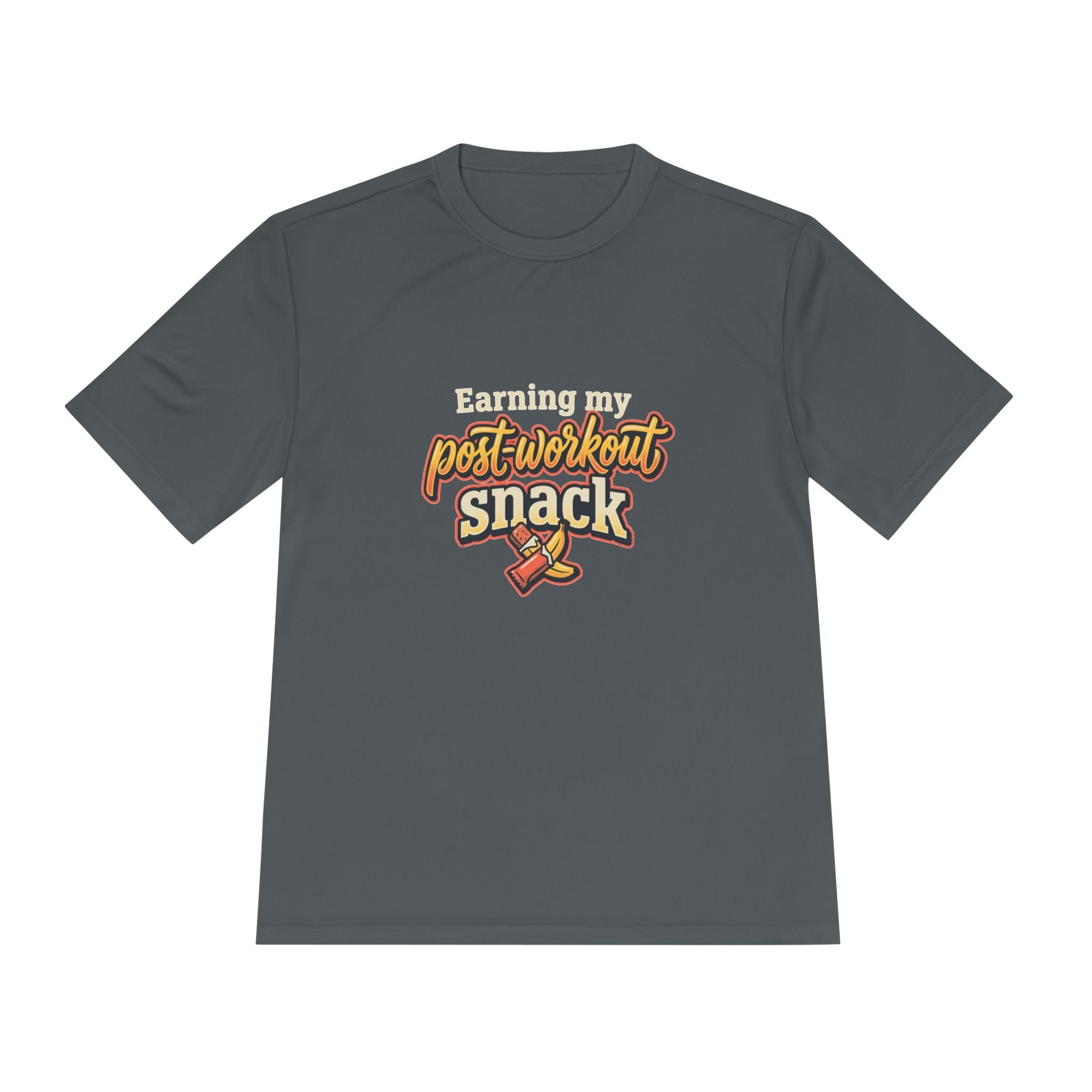 Earning My Post-Workout Snack Unisex Moisture Wicking Tee