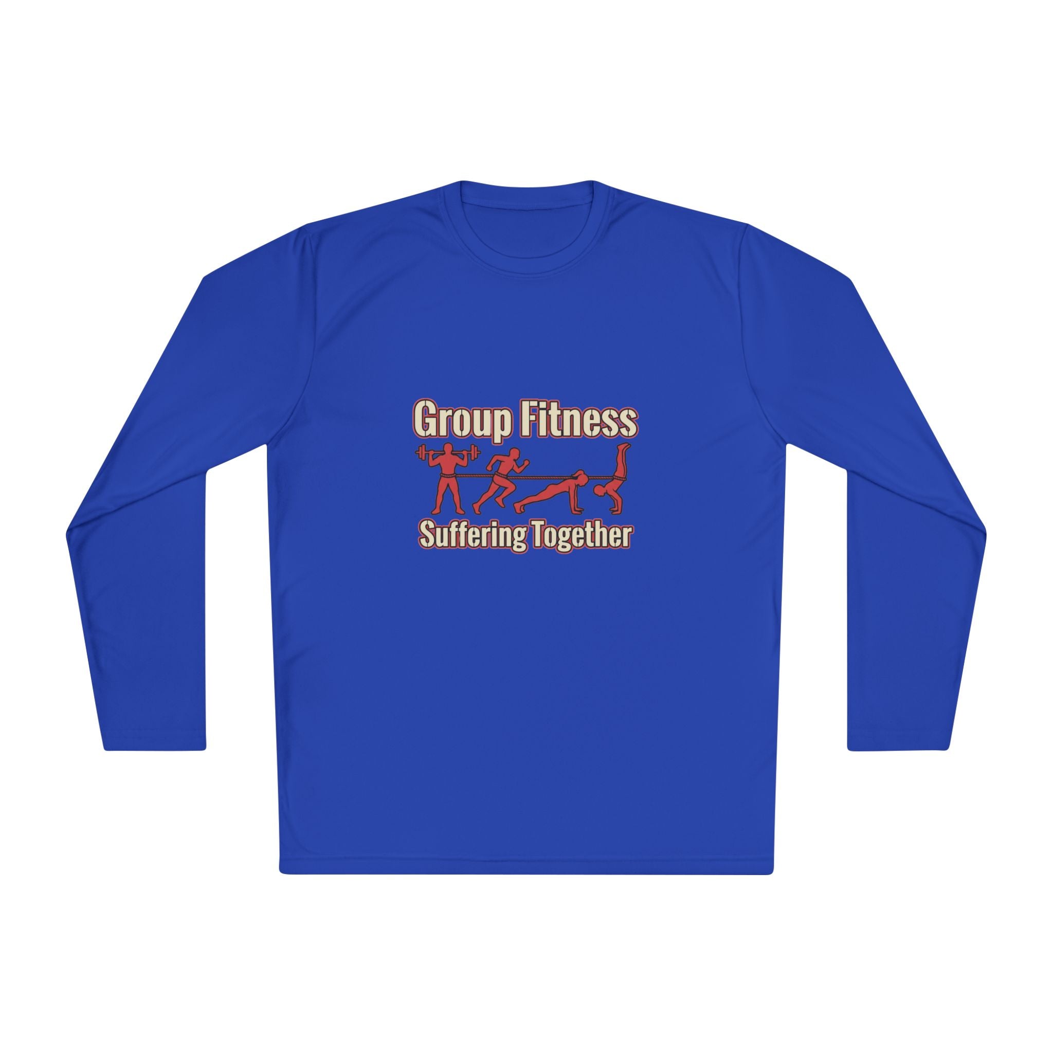 Group Fitness Suffering Together Unisex Lightweight Long Sleeve Tee