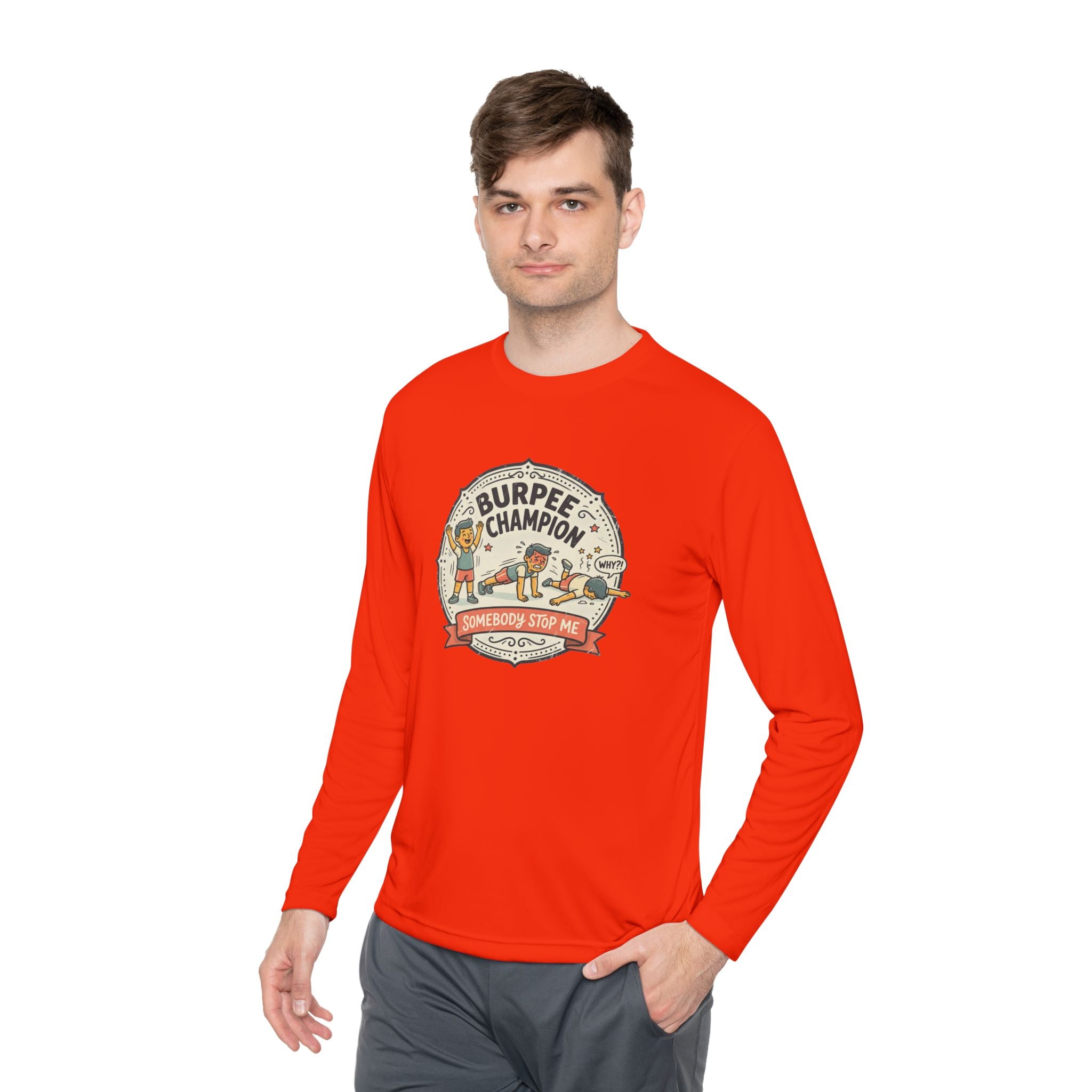 Burpee Champion Unisex Lightweight Long Sleeve Tee