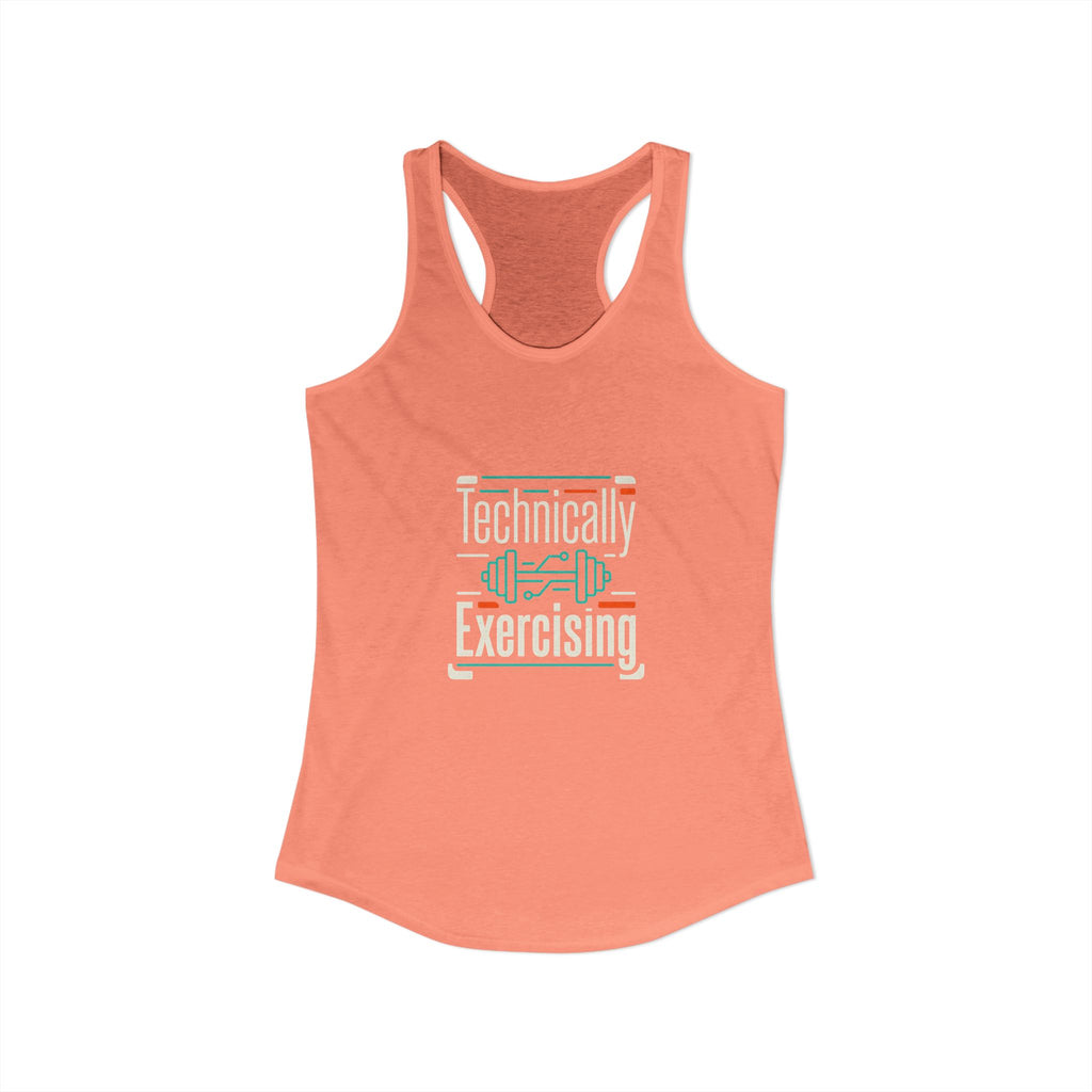 Technically Exercising Women's Ideal Racerback Tank