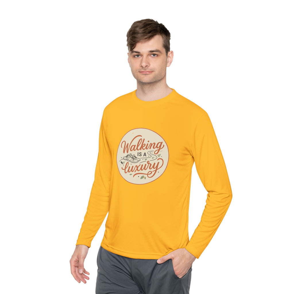 Walking is a Luxury Unisex Lightweight Long Sleeve Tee