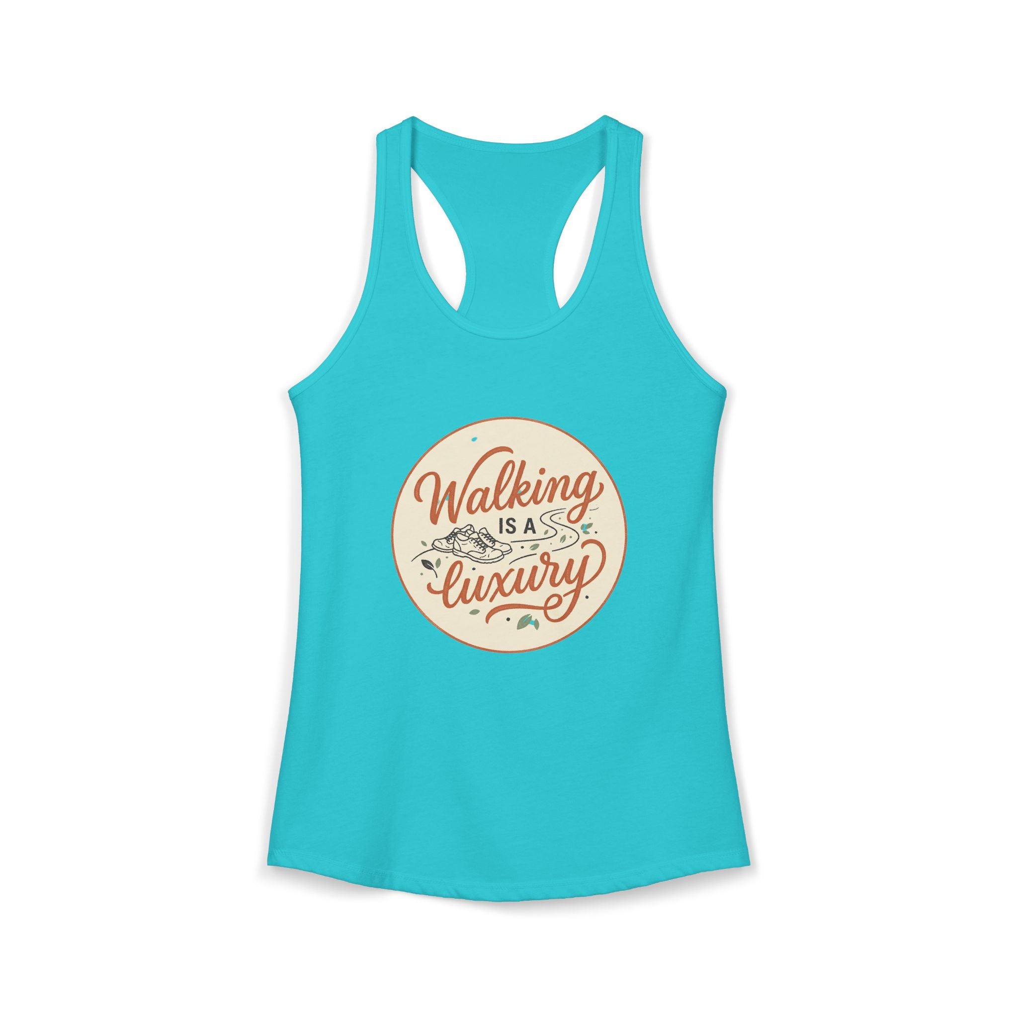 Walking is a Luxury Women's Ideal Racerback Tank