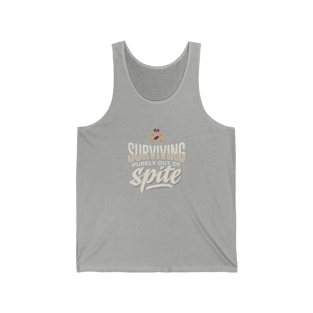 Surviving Purely Out of Spite Unisex Jersey Tank