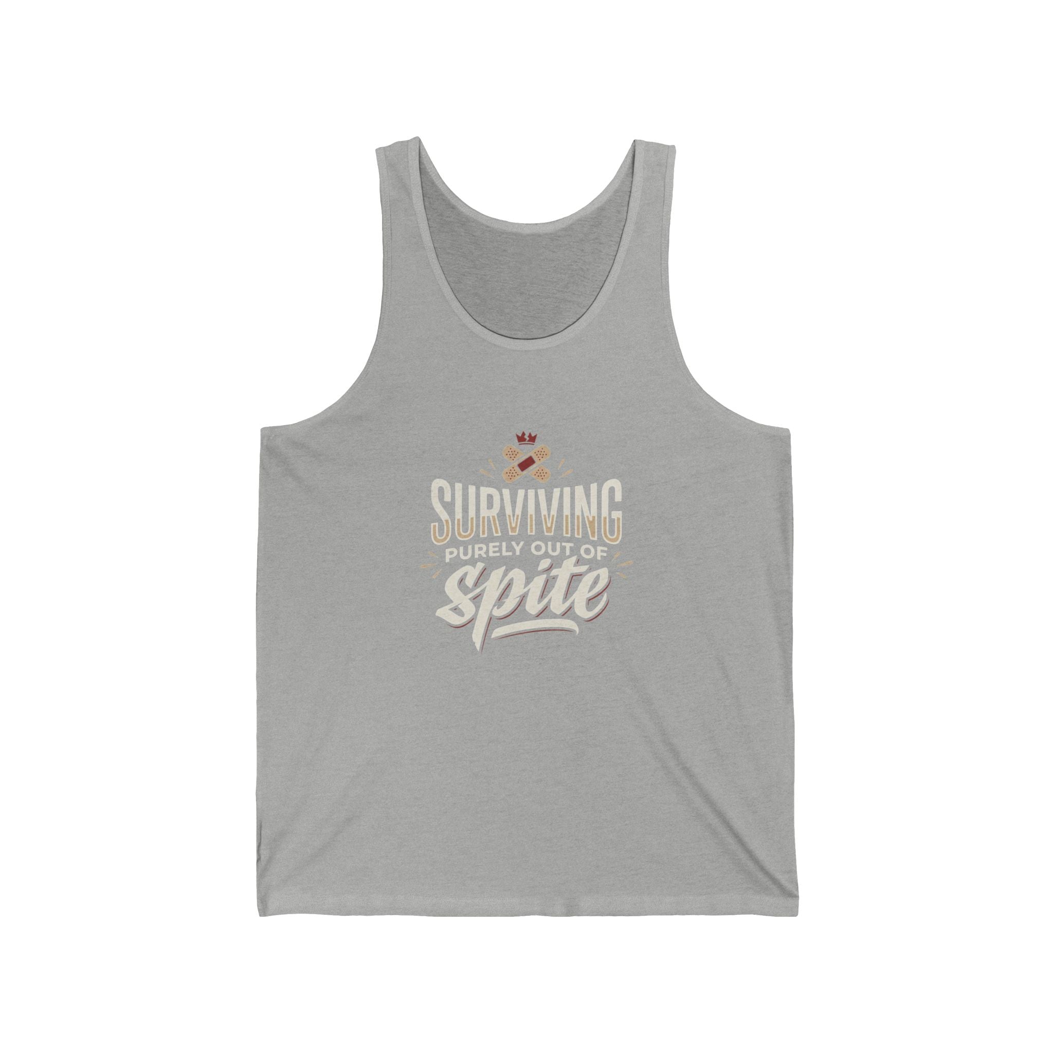 Surviving Purely Out of Spite Unisex Jersey Tank