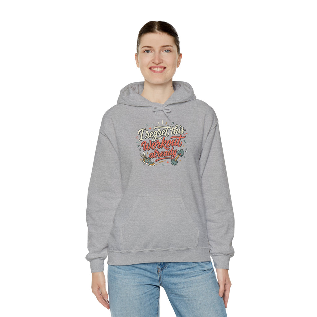 I Regret This Workout Unisex Heavy Blend™ Hooded Sweatshirt