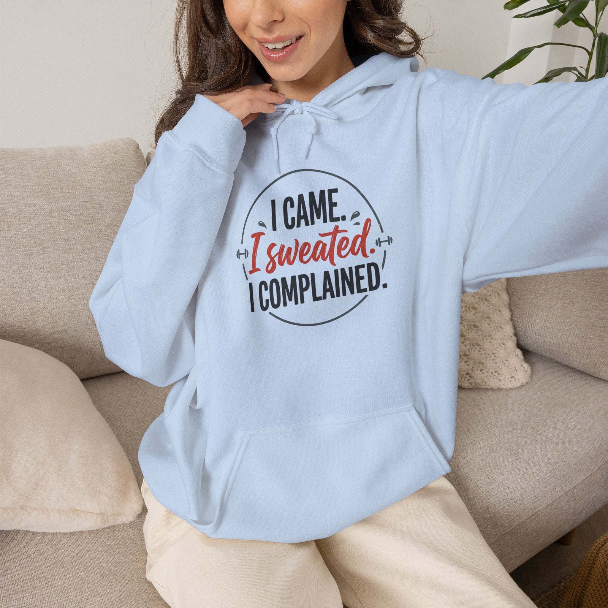I Came I Sweated I Complained Unisex Heavy Blend™ Hooded Sweatshirt