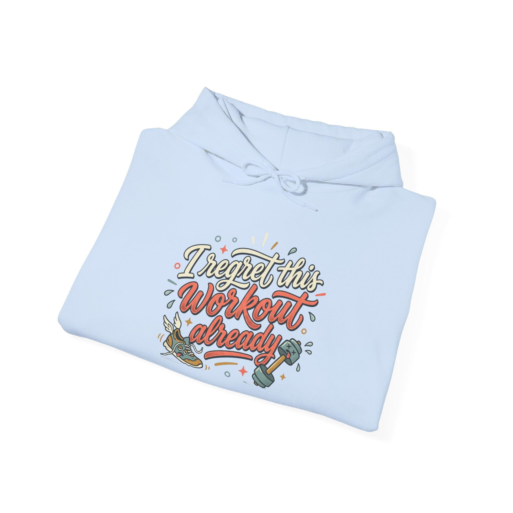 I Regret This Workout Unisex Heavy Blend™ Hooded Sweatshirt