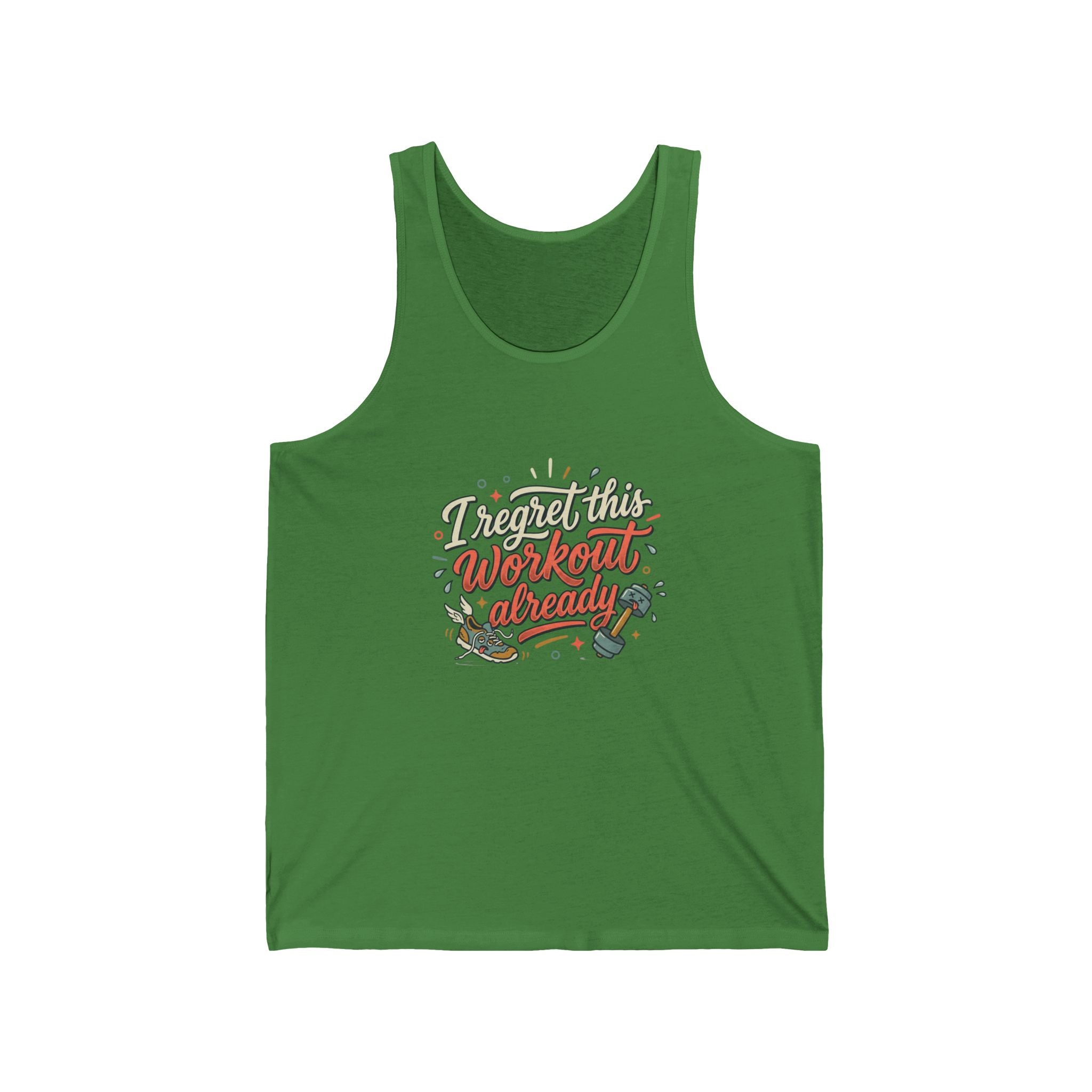 I Regret This Workout Already Unisex Jersey Tank