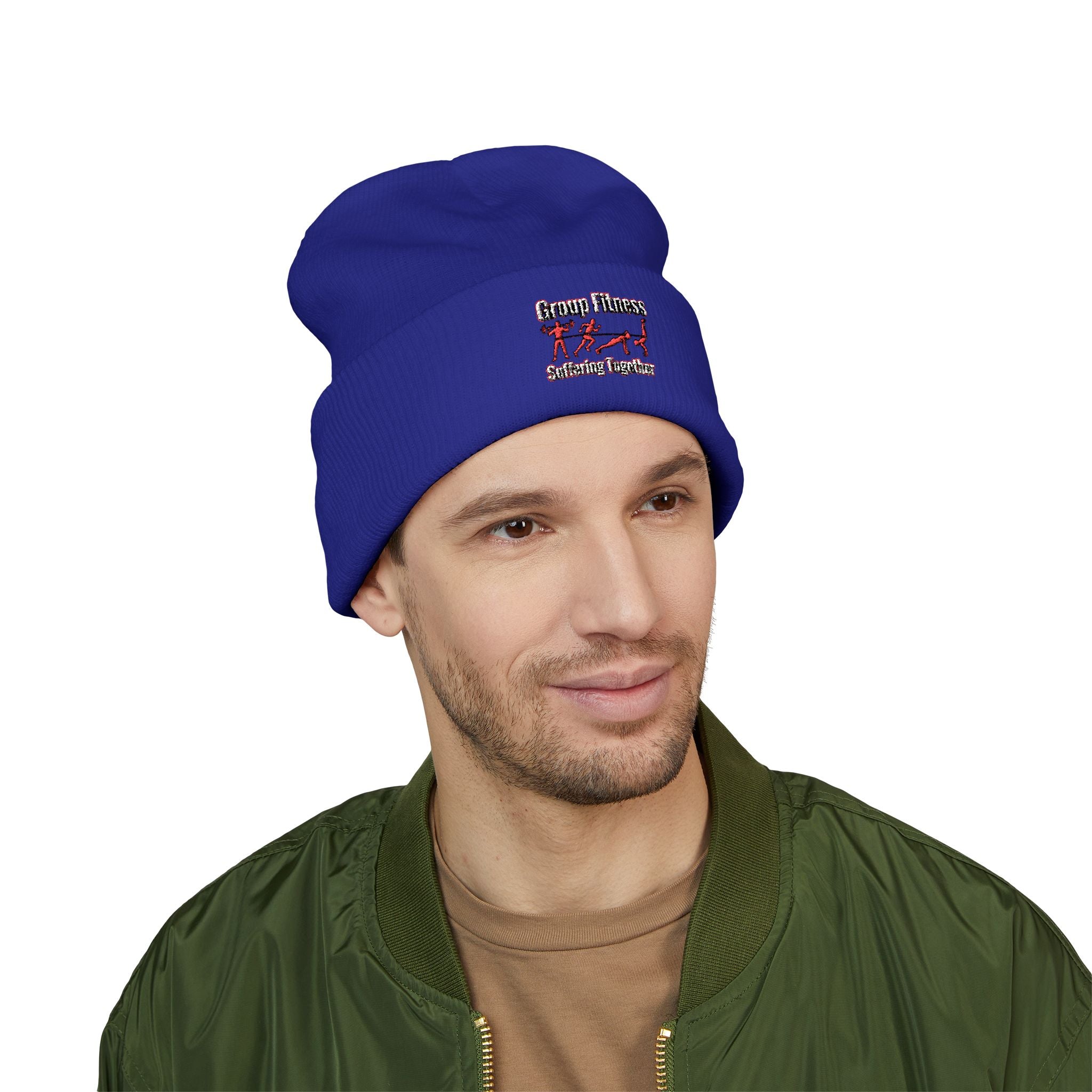 Group Fitness Suffering Together Classic Cuffed Beanie (Embroidery)