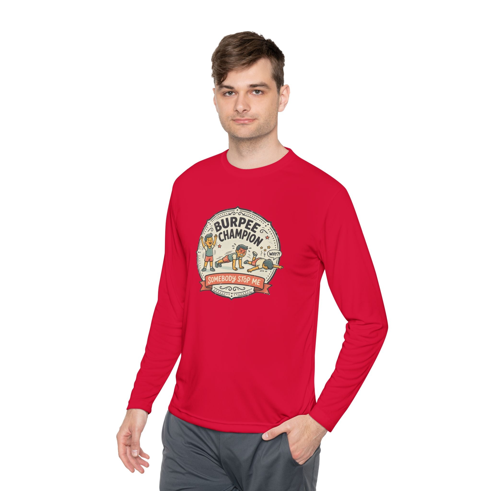 Burpee Champion Unisex Lightweight Long Sleeve Tee