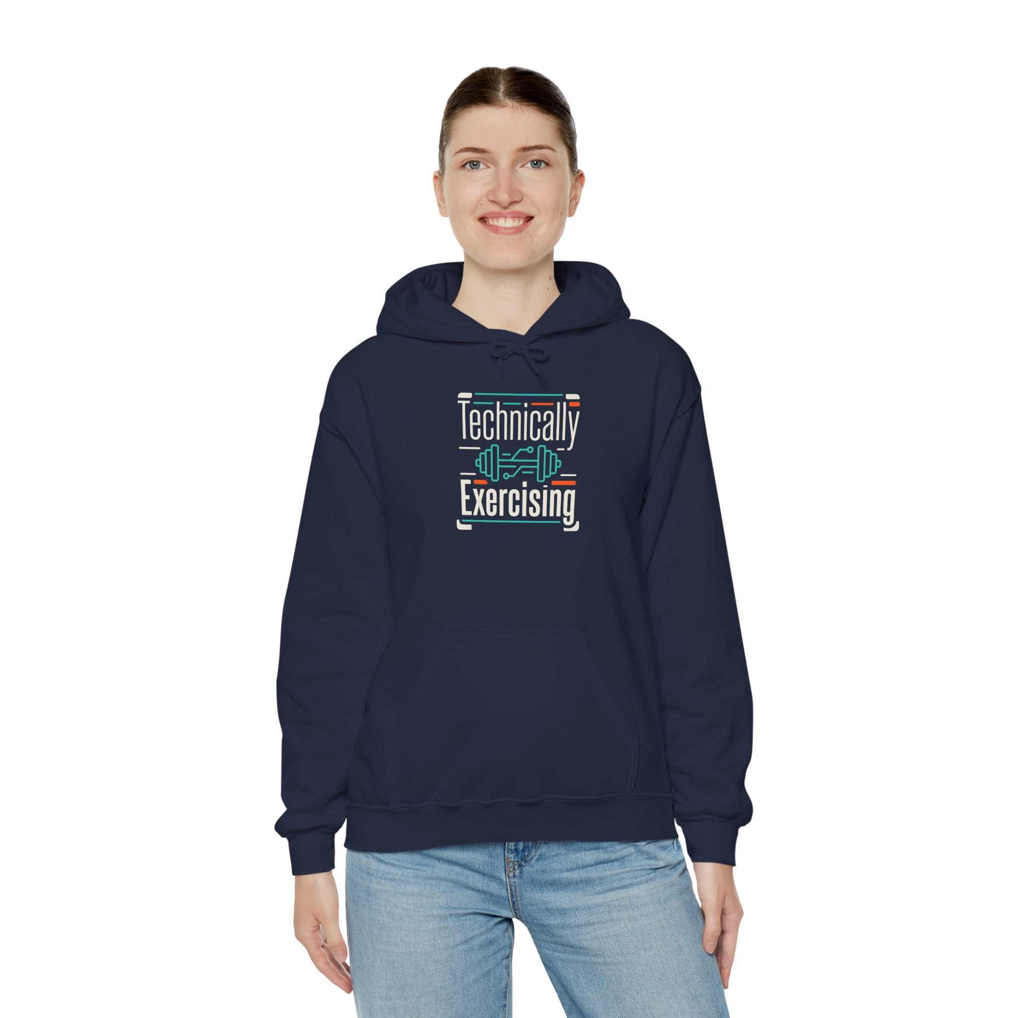 Technically Exercising Unisex Heavy Blend™ Hooded Sweatshirt