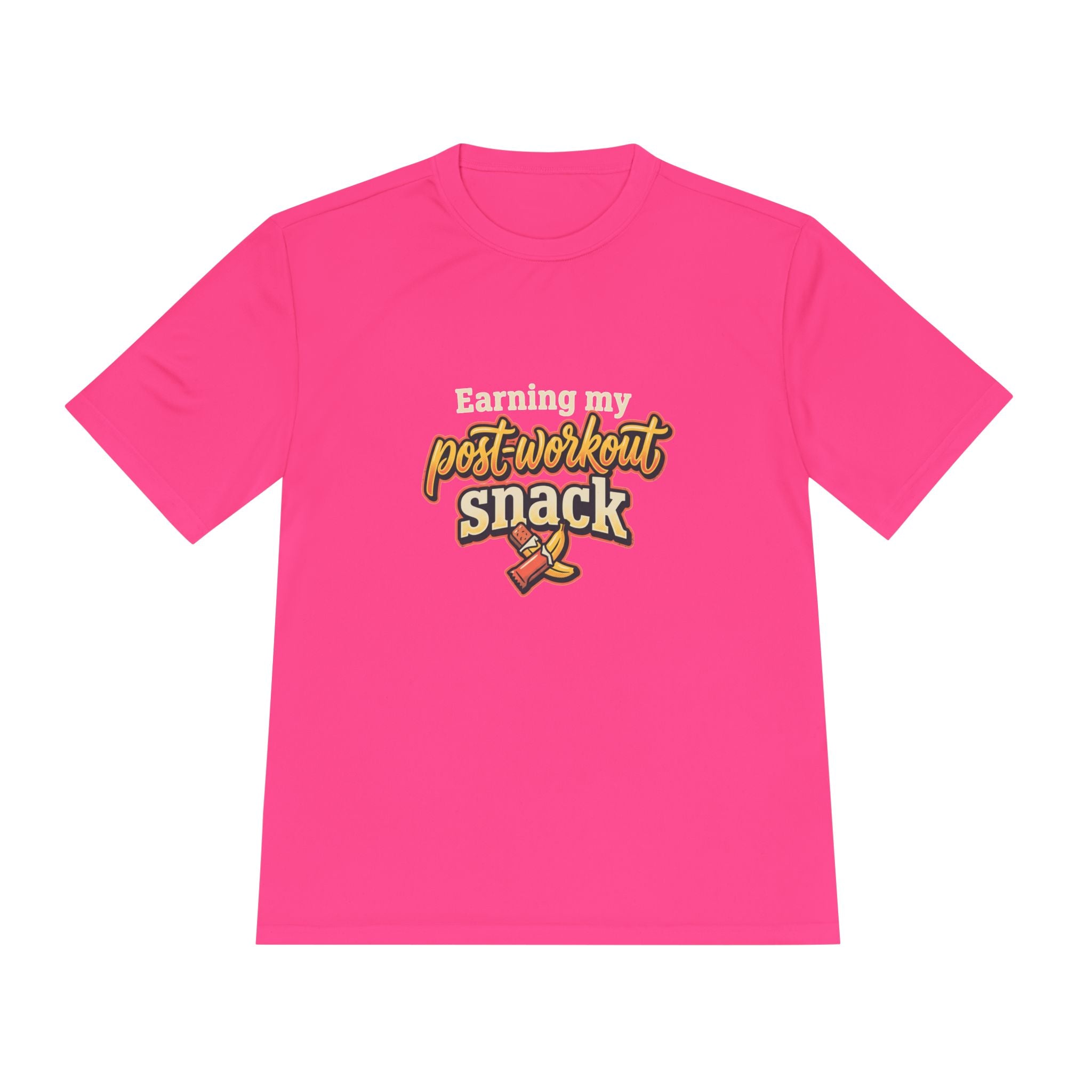 Earning My Post-Workout Snack Unisex Moisture Wicking Tee