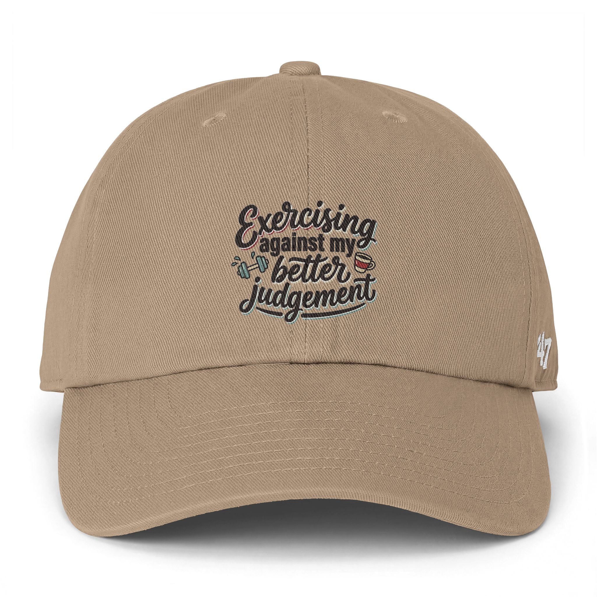 Exercising Against My Better Judgement Clean Up Cap