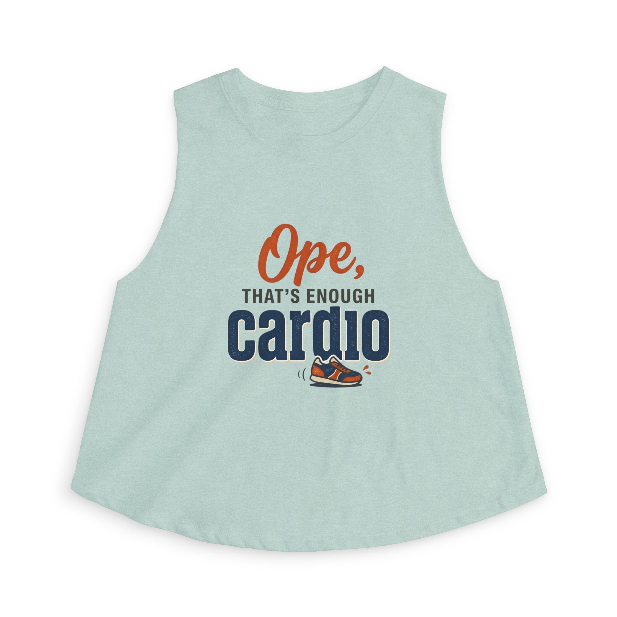 Ope, That's Enough Cardio Women's Crop Top