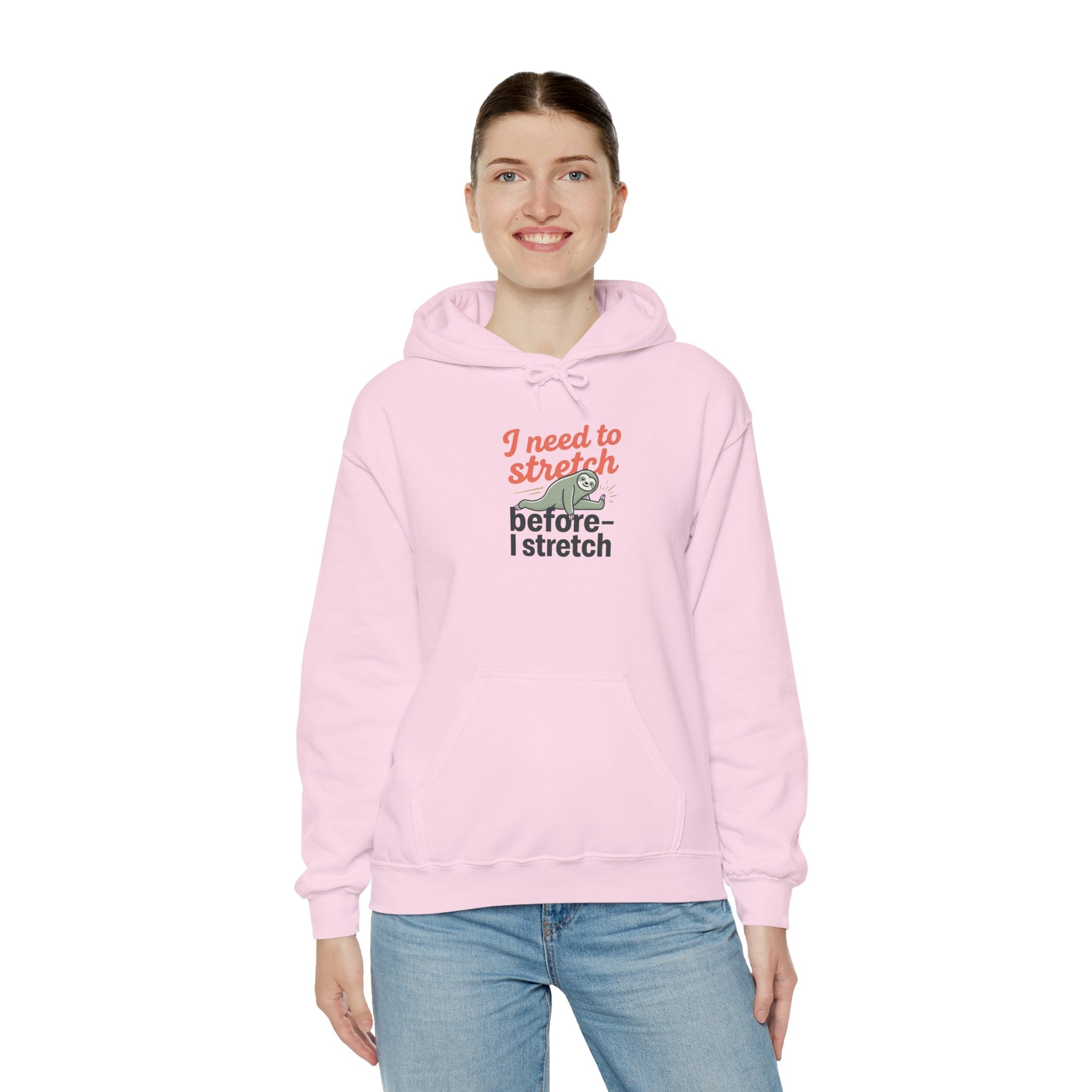 I Need to Stretch Unisex Heavy Blend™ Hooded Sweatshirt