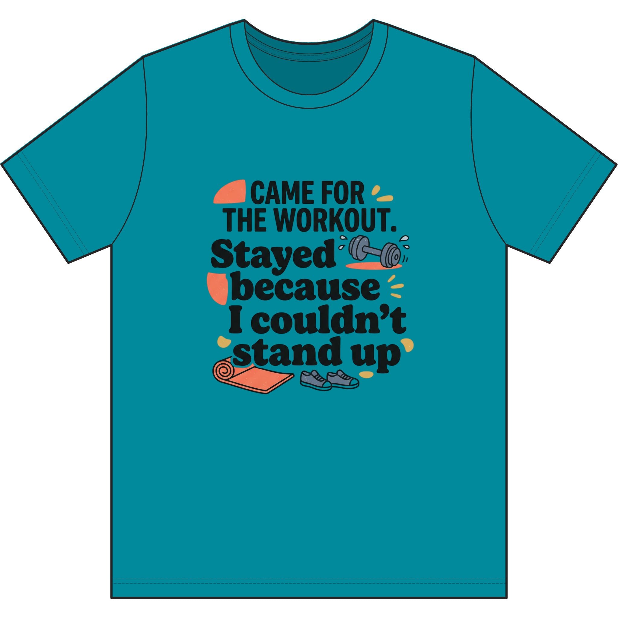 Came for the Workout Dri-Power 100% Polyester T-Shirt