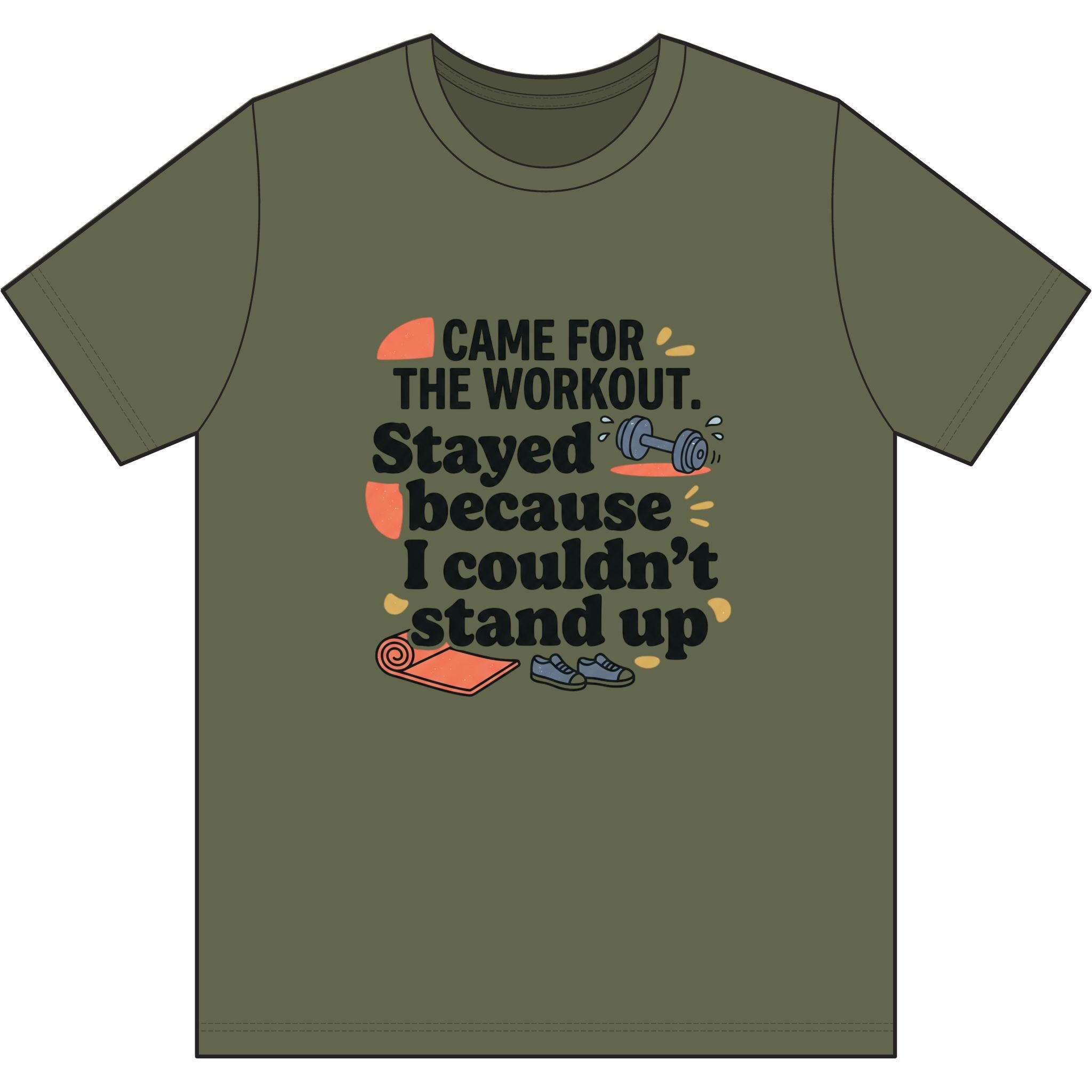 Came for the Workout Dri-Power 100% Polyester T-Shirt