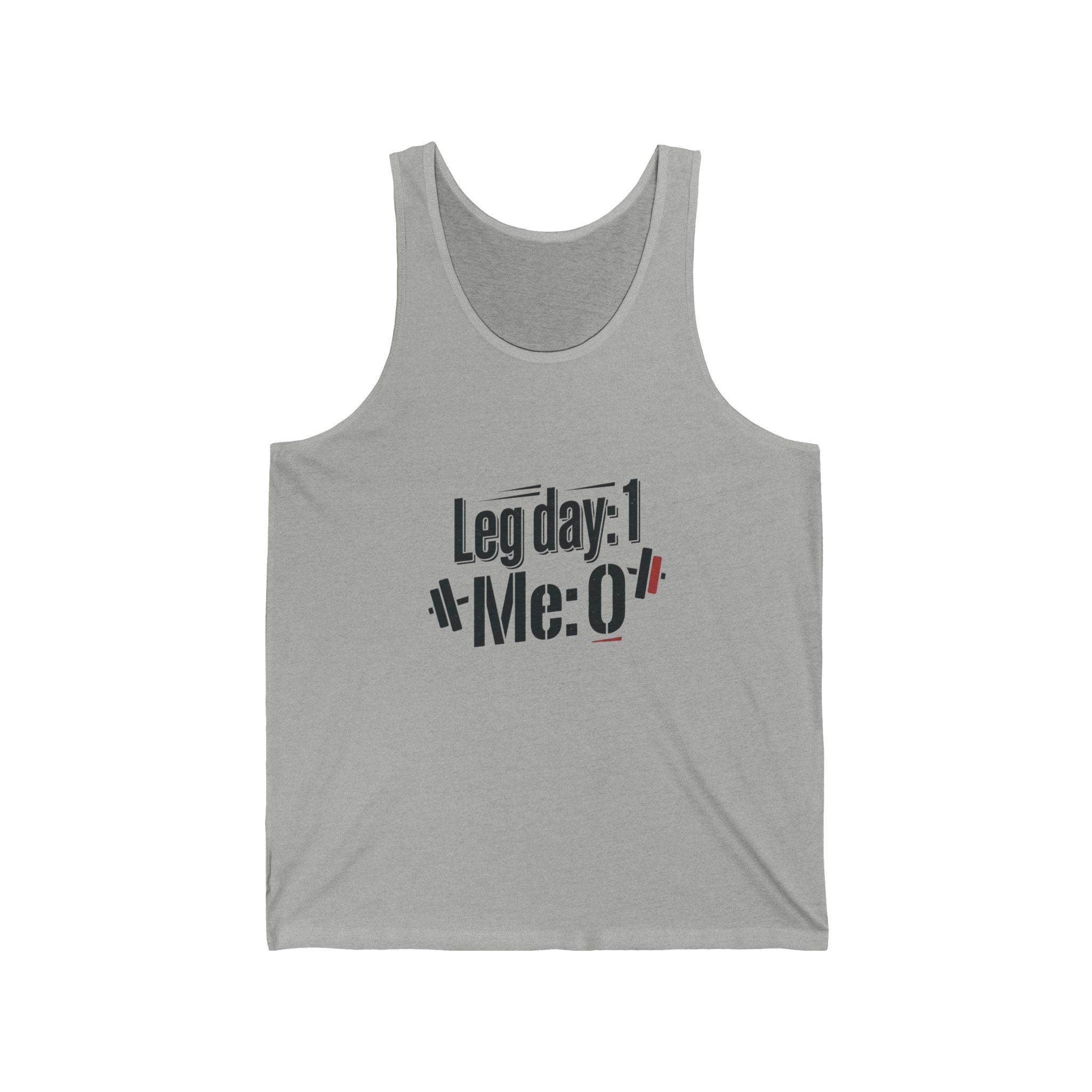 Leg Day Unisex Jersey Tank