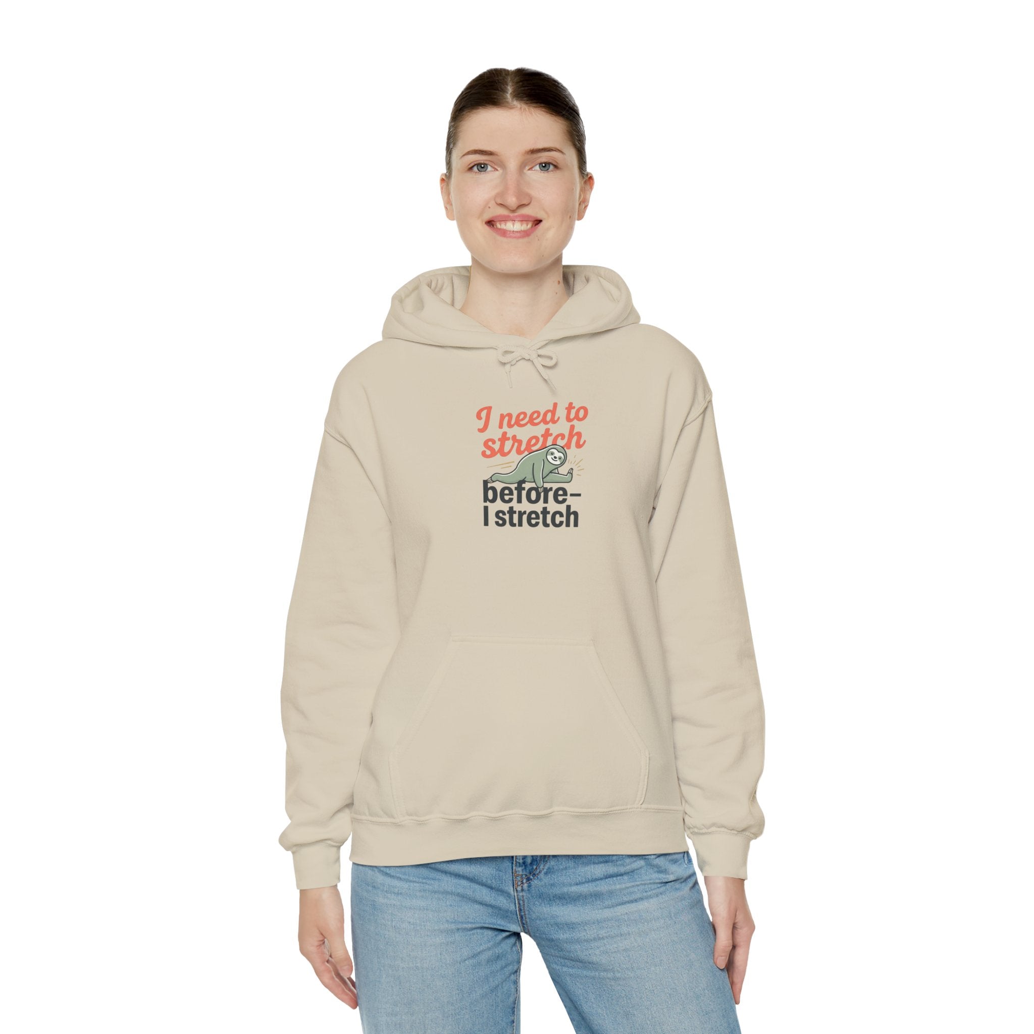 I Need to Stretch Unisex Heavy Blend™ Hooded Sweatshirt