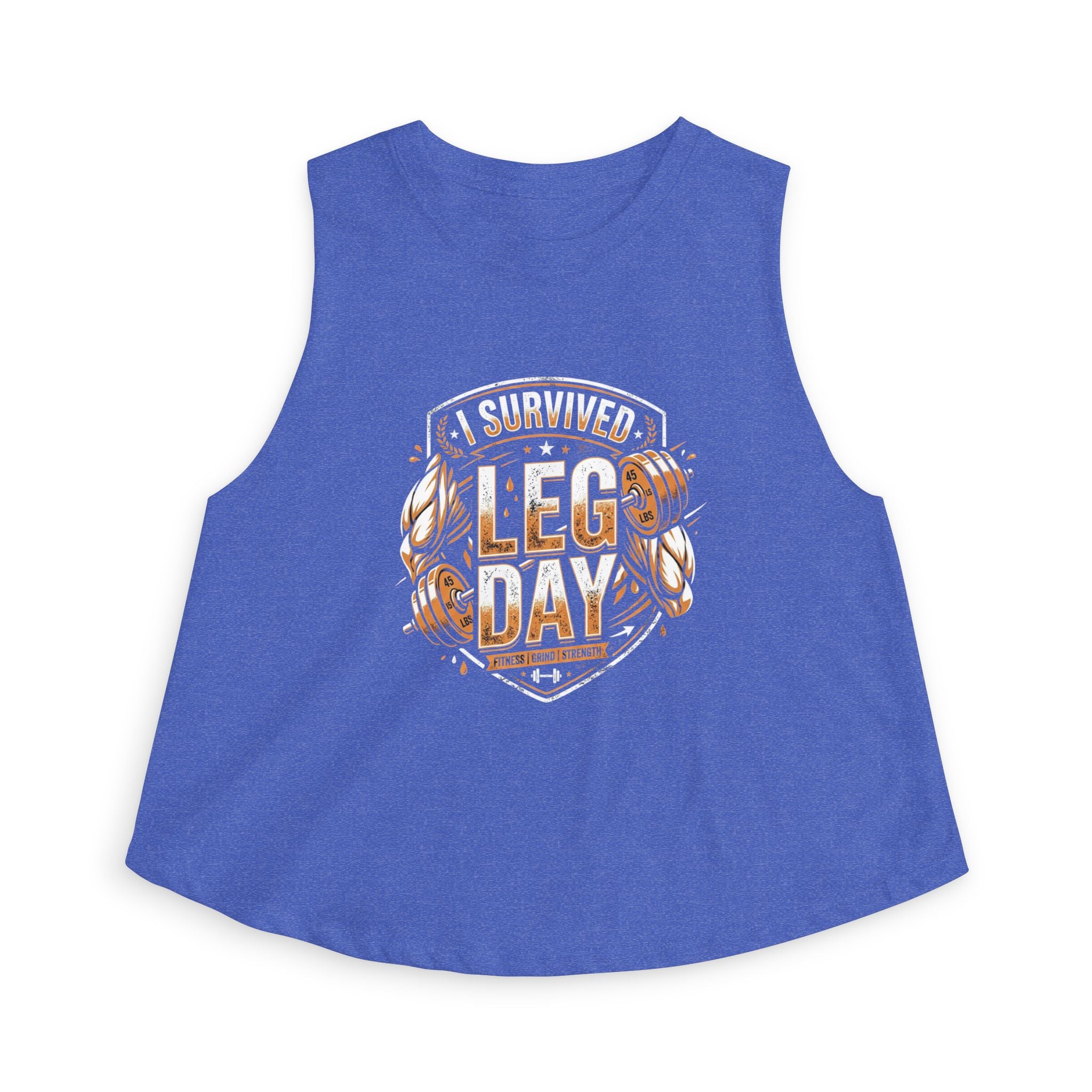 I Survived Leg Day Women's Crop Top