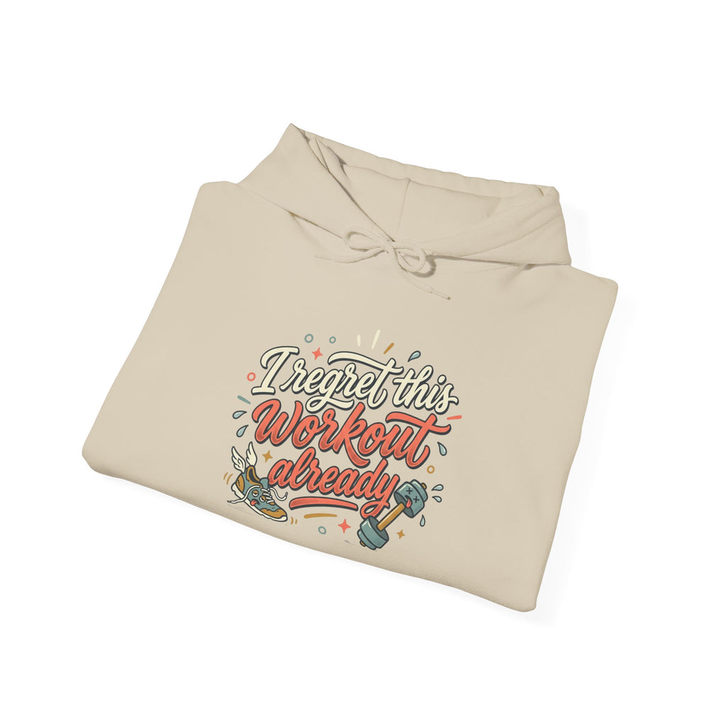I Regret This Workout Unisex Heavy Blend™ Hooded Sweatshirt