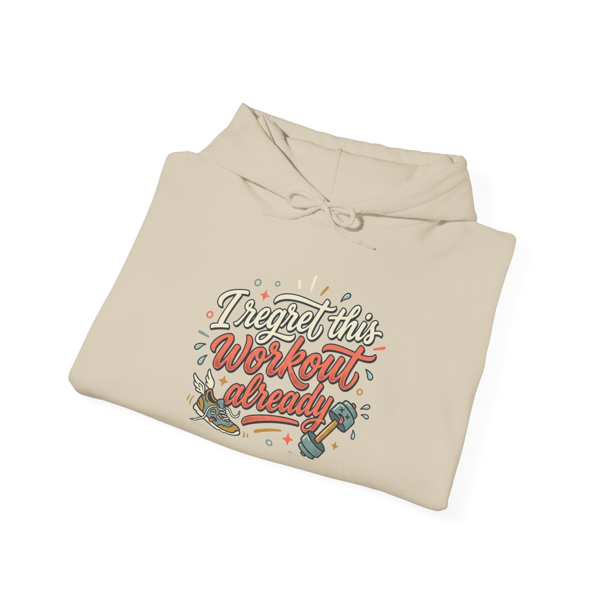 I Regret This Workout Unisex Heavy Blend™ Hooded Sweatshirt