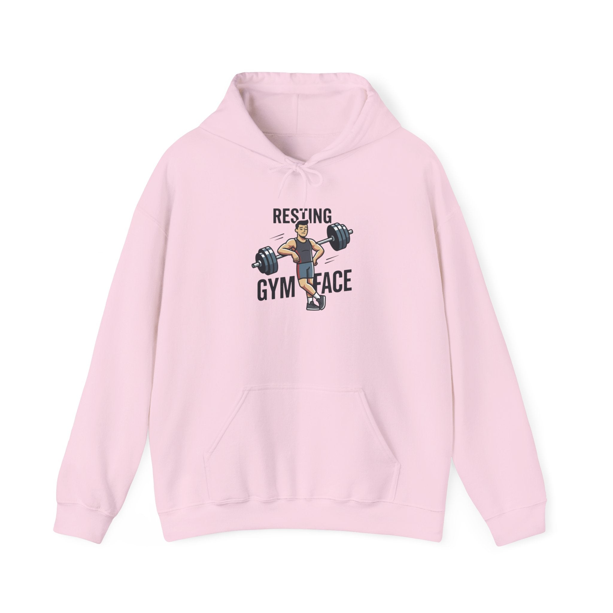 Resting Gym Face Unisex Heavy Blend™ Hooded Sweatshirt