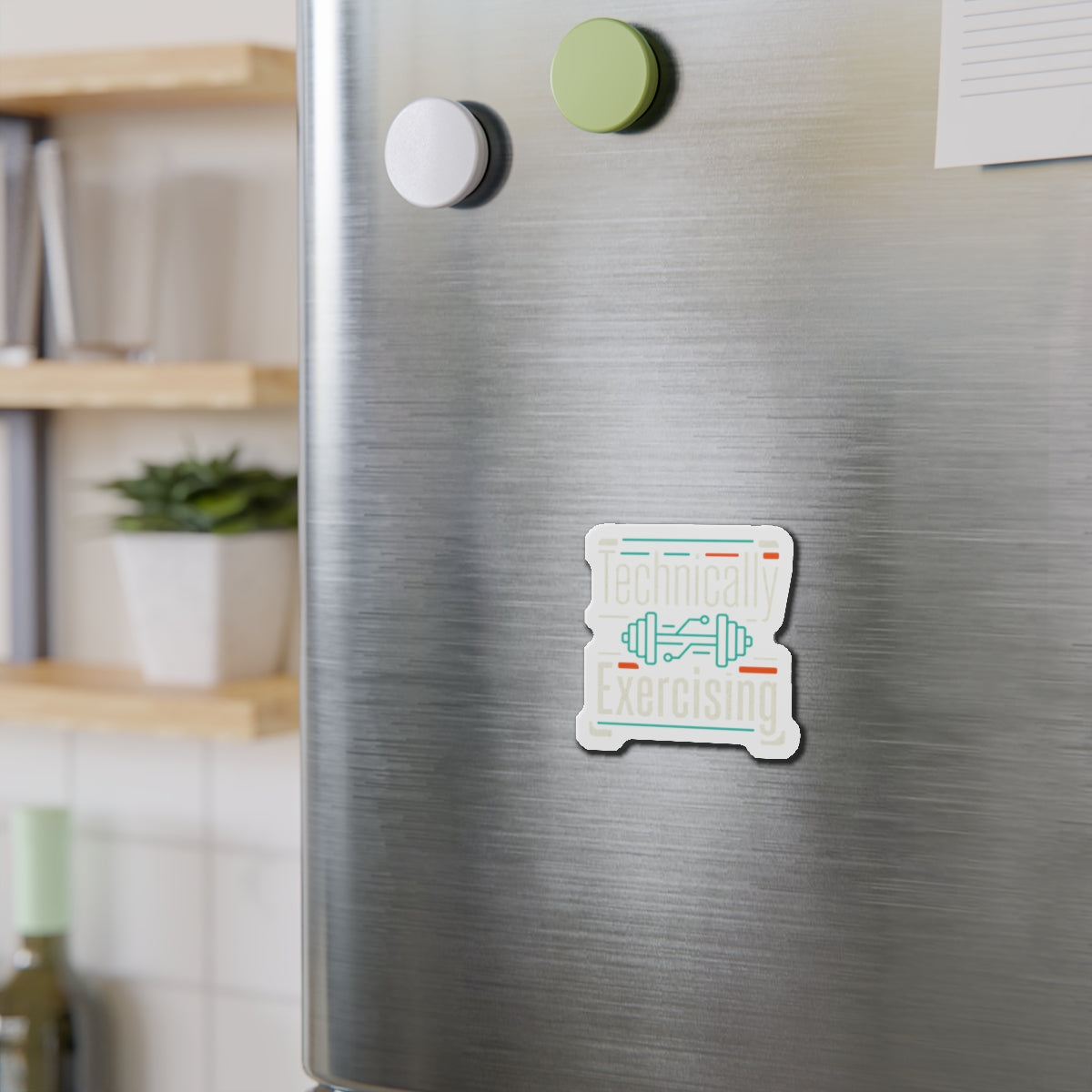 Technically Exercising Die-Cut Magnets