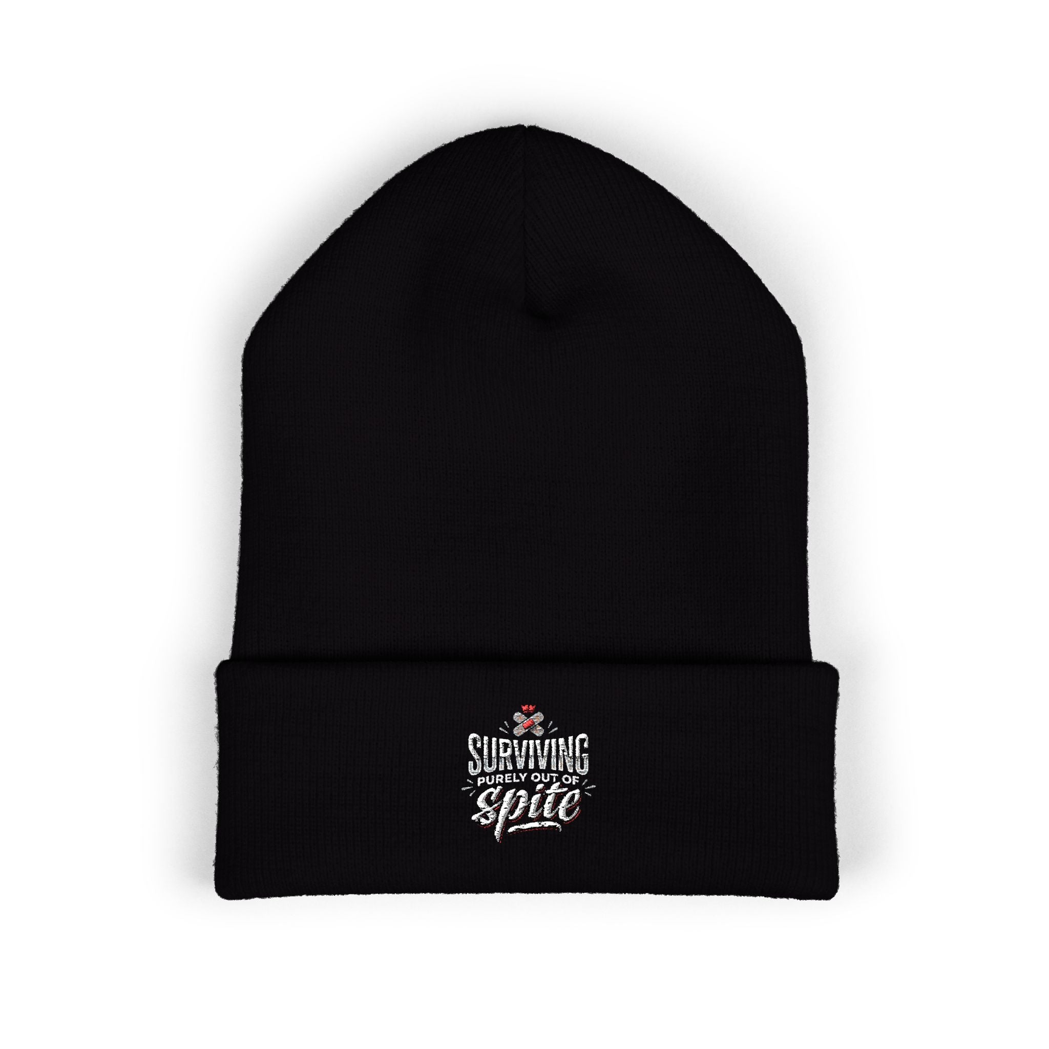 Surviving Purely Out of Spite Classic Cuffed Beanie (Embroidery)