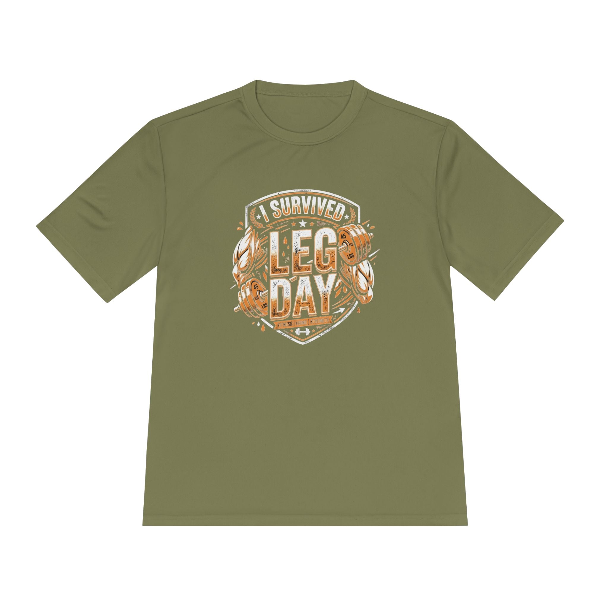 I Survived Leg Day Unisex Moisture Wicking Tee