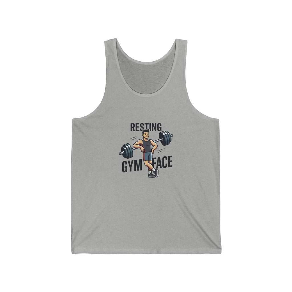 Resting Gym Face Unisex Jersey Tank