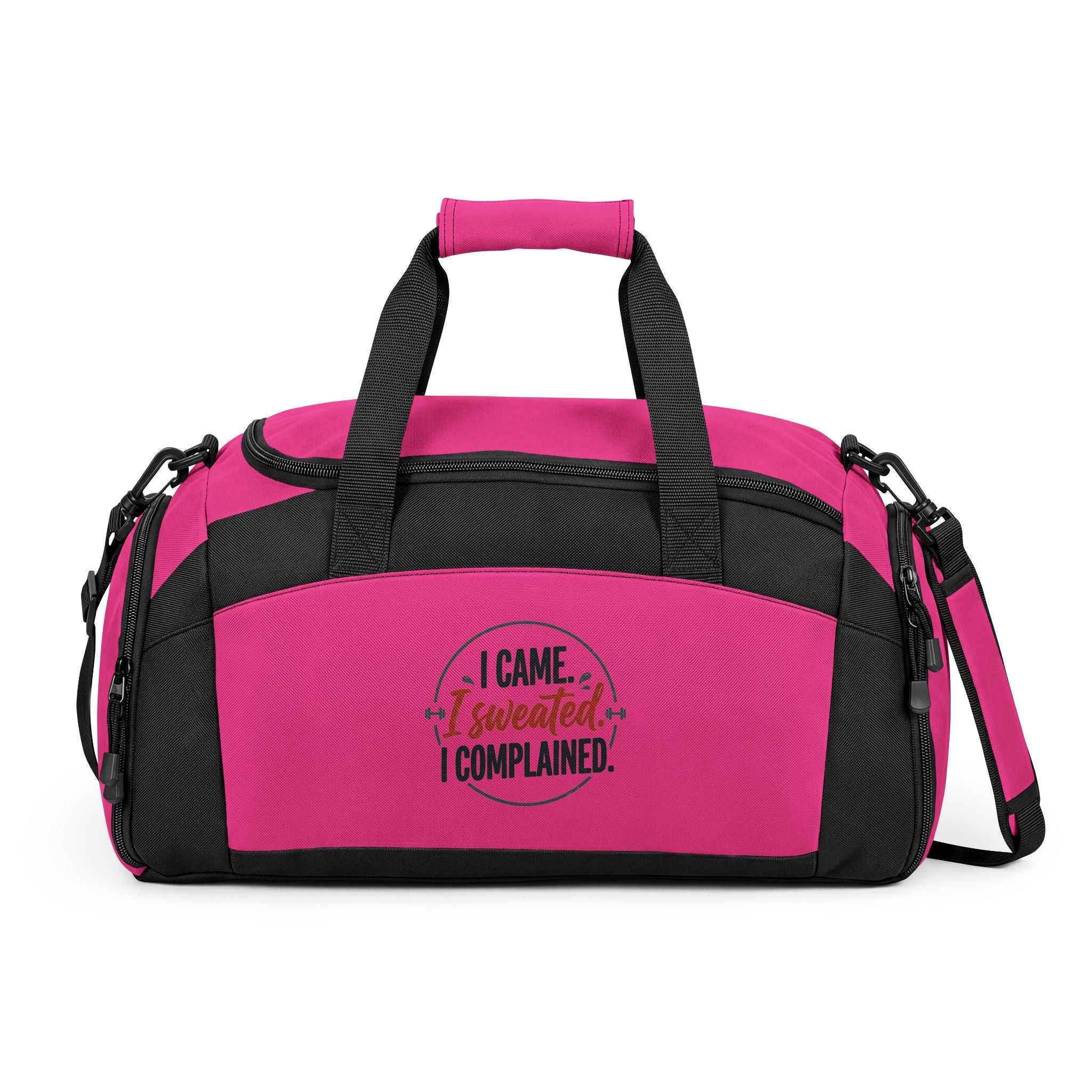 I Came I Sweated I Complained Gym Bag